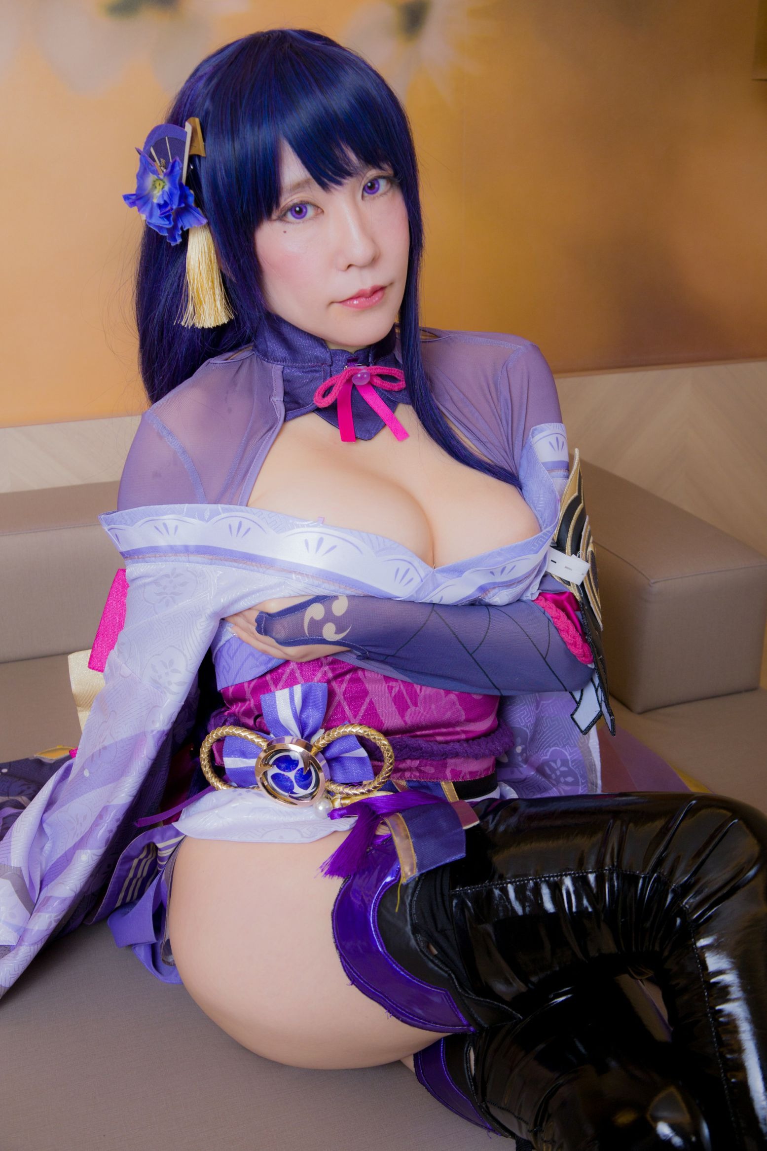 林檎蜜纪Cosplayer-HERESYNO_1.014 Raiden Shogun [145P-43MB]_第1集