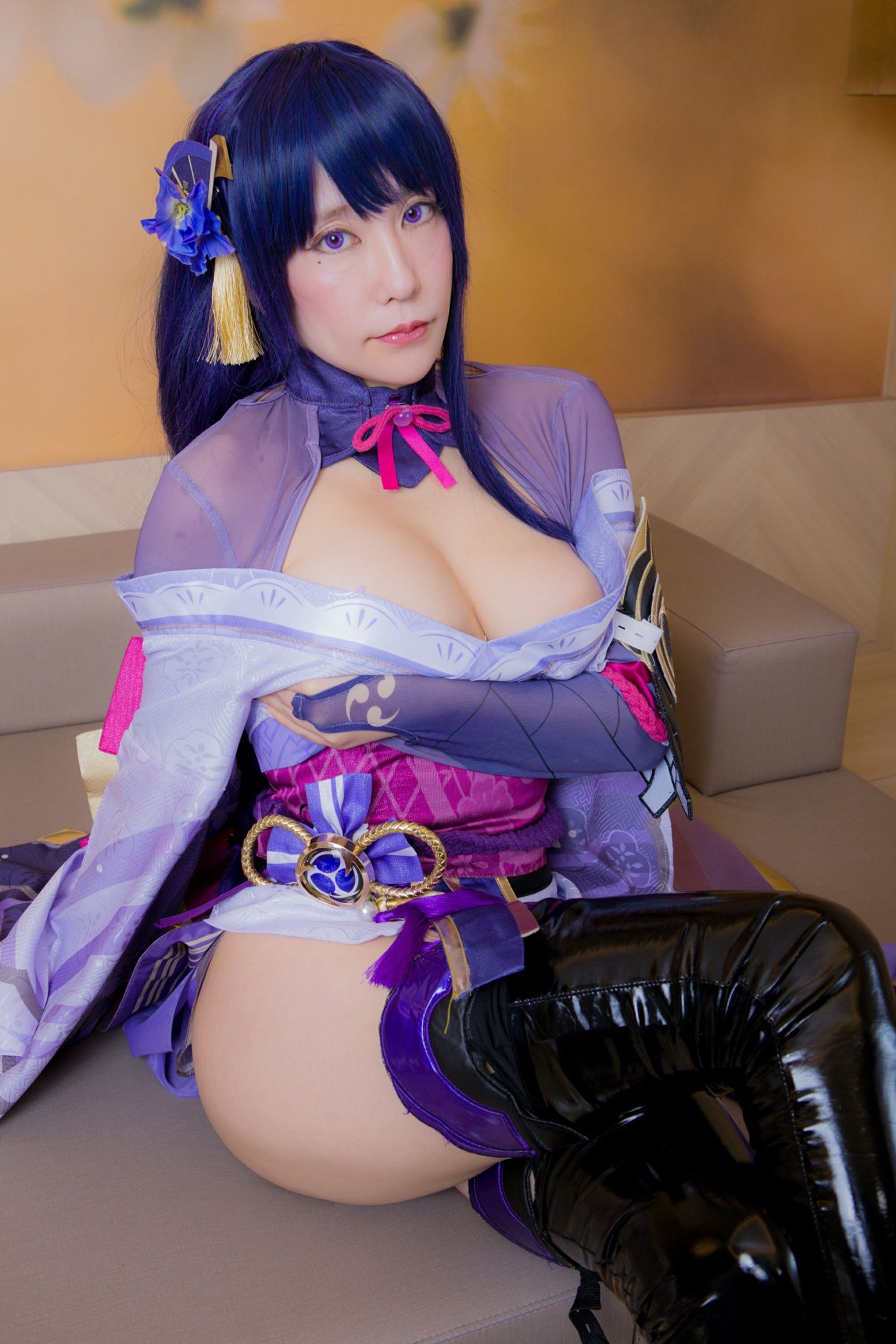 林檎蜜纪Cosplayer-HERESYNO_1.014 Raiden Shogun [145P-43MB]_第1集
