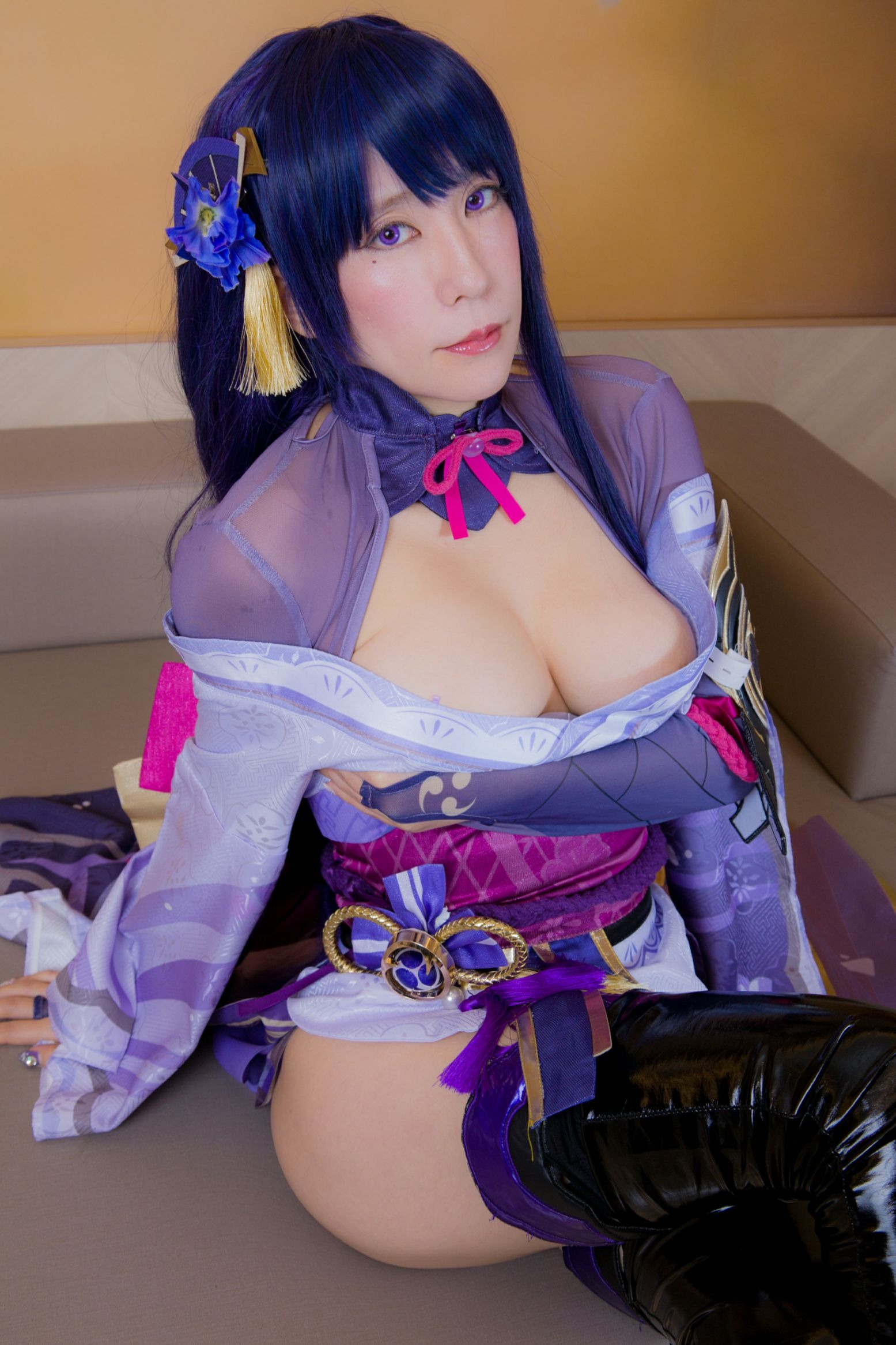 林檎蜜纪Cosplayer-HERESYNO_1.014 Raiden Shogun [145P-43MB]_第1集