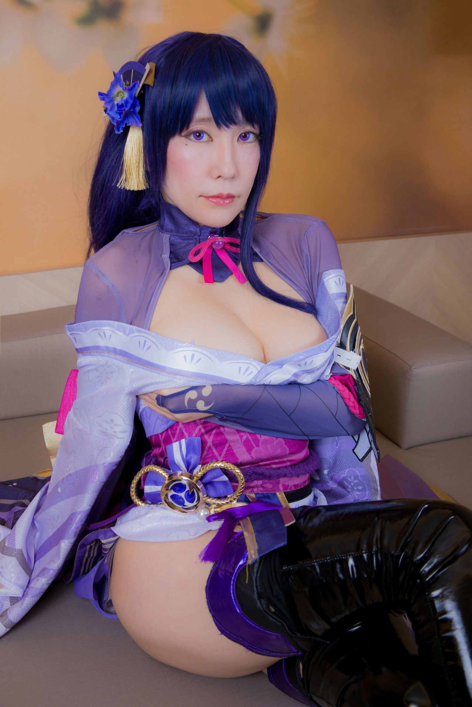 林檎蜜纪Cosplayer-HERESYNO_1.014 Raiden Shogun [145P-43MB]_第1集