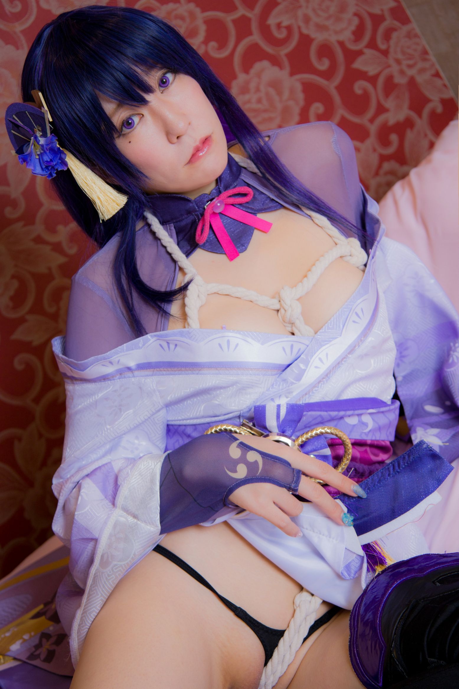林檎蜜纪Cosplayer-HERESYNO_1.014 Raiden Shogun [145P-43MB]_第4集
