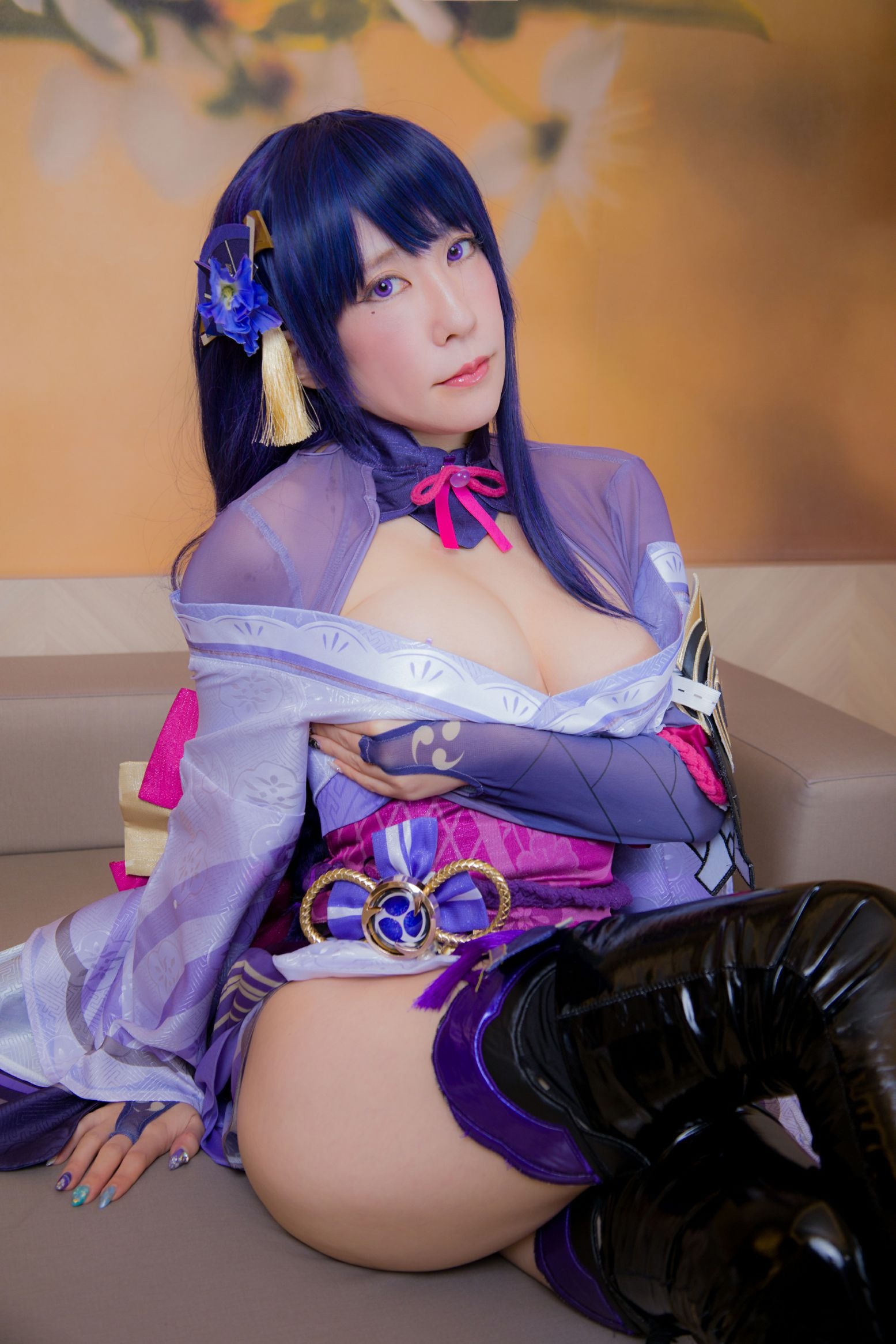 林檎蜜纪Cosplayer-HERESYNO_1.014 Raiden Shogun [145P-43MB]_第1集