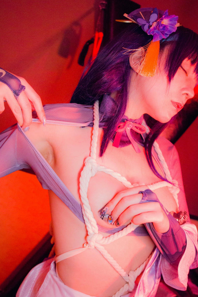 林檎蜜纪Cosplayer-HERESYNO_1.014 Raiden Shogun [145P-43MB]_第5集