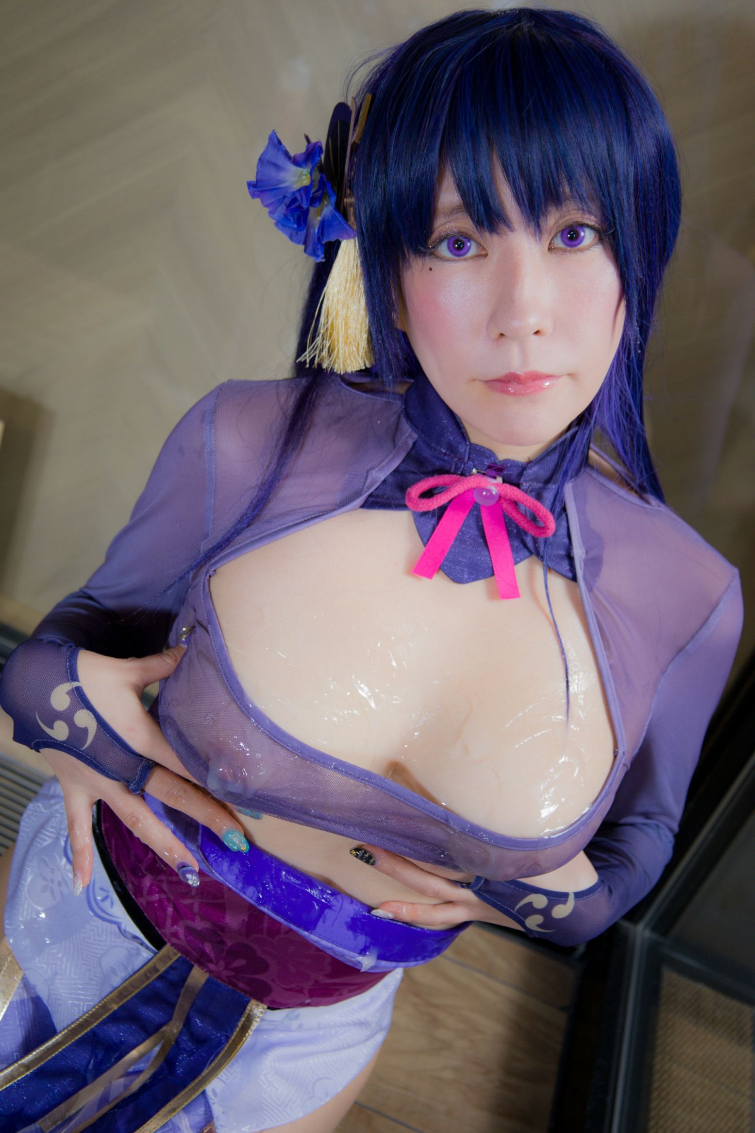 林檎蜜纪Cosplayer-HERESYNO_1.014 Raiden Shogun [145P-43MB]_第5集