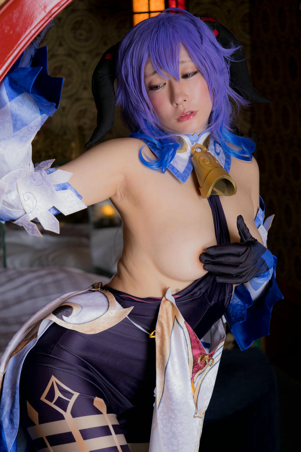 林檎蜜纪Cosplayer-HERESYNO_1.033 原ネ_申・淫ぱくと・一／甘雨 [159P-171MB]_第6集