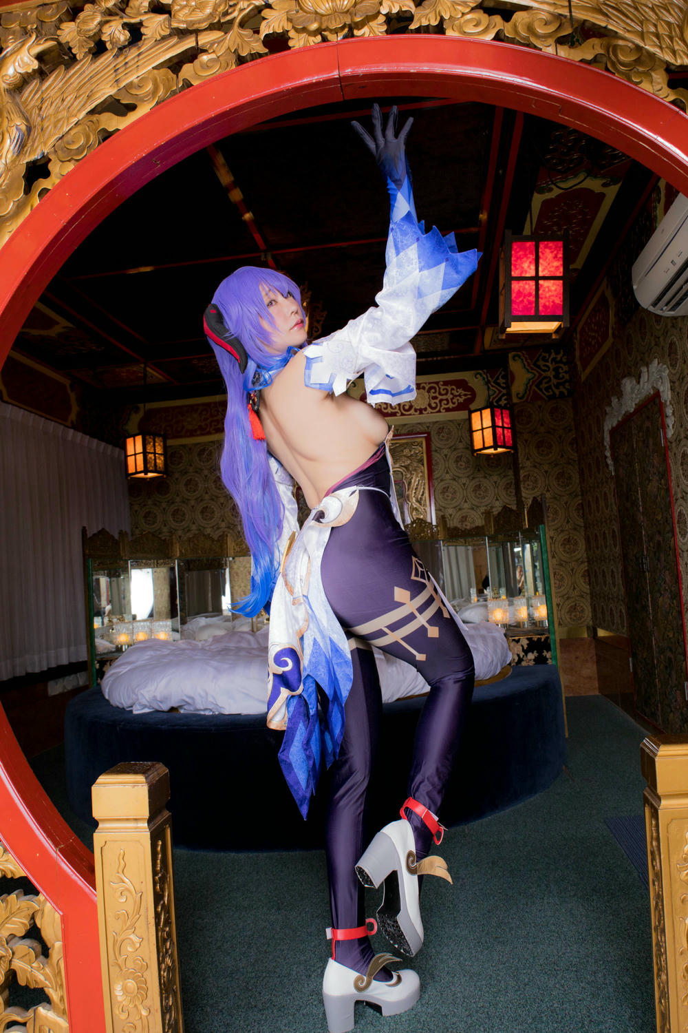 林檎蜜纪Cosplayer-HERESYNO_1.033 原ネ_申・淫ぱくと・一／甘雨 [159P-171MB]_第4集