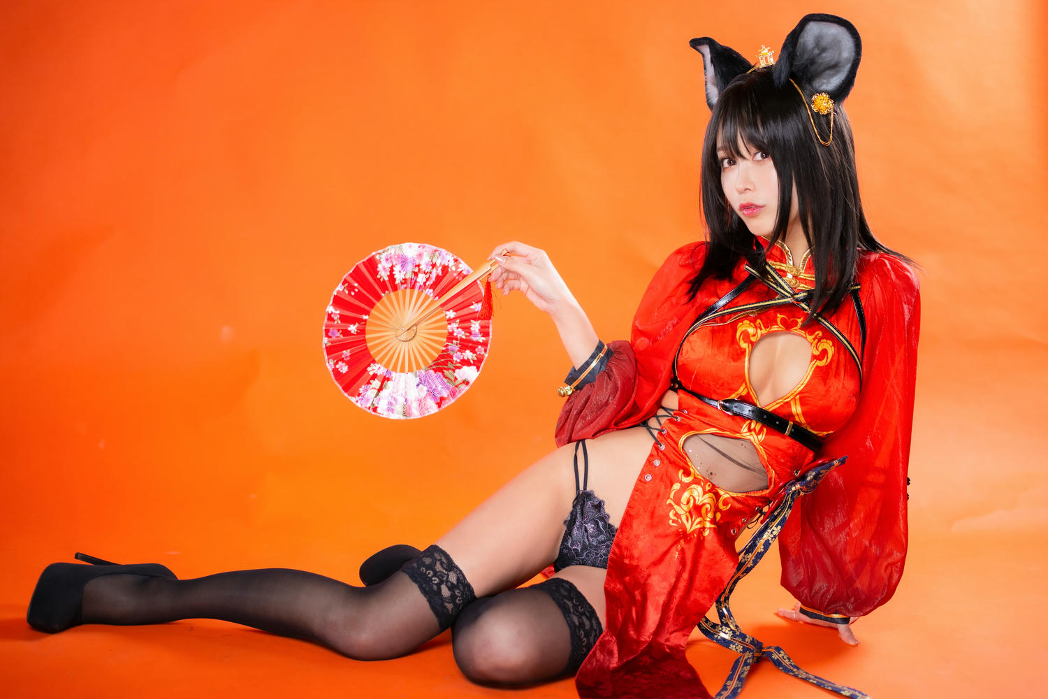 日本coser-193iKkyu3-いくみ-_けもみみチャイナ🐭❤️_第1集