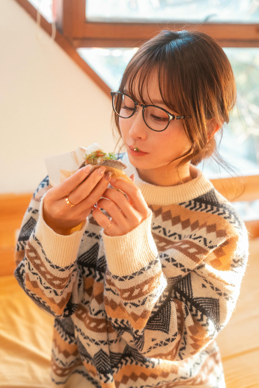 日本coser-193iKkyu3-いくみ-[2023.03.14] Warm and Fluffy Knit 🧶_第1集