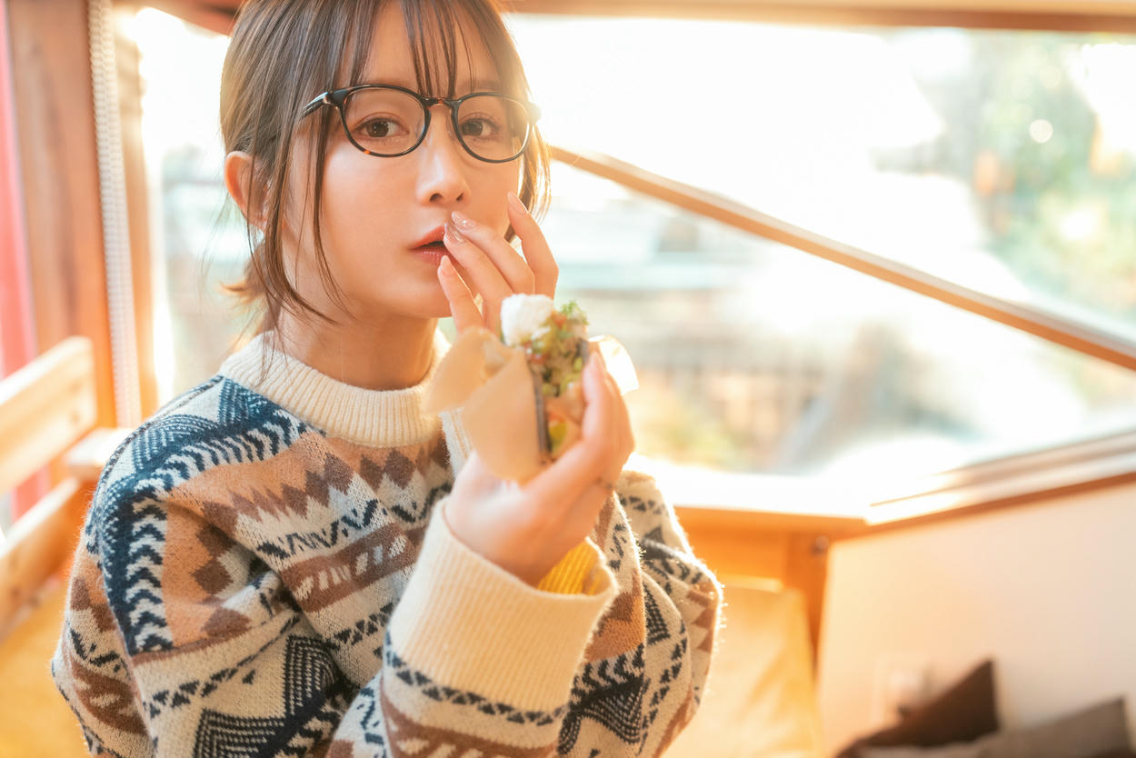 日本coser-193iKkyu3-いくみ-[2023.03.14] Warm and Fluffy Knit 🧶_第1集