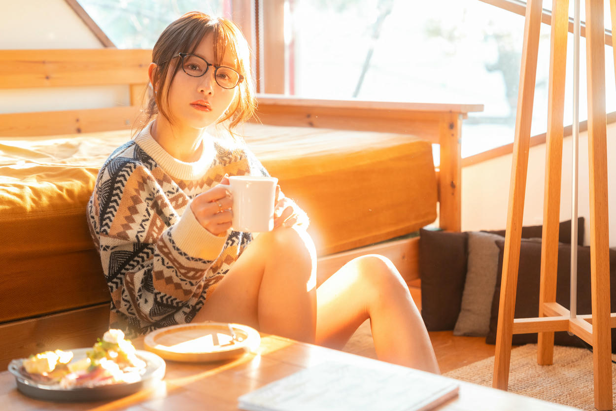 日本coser-193iKkyu3-いくみ-[2023.03.14] Warm and Fluffy Knit 🧶_第1集