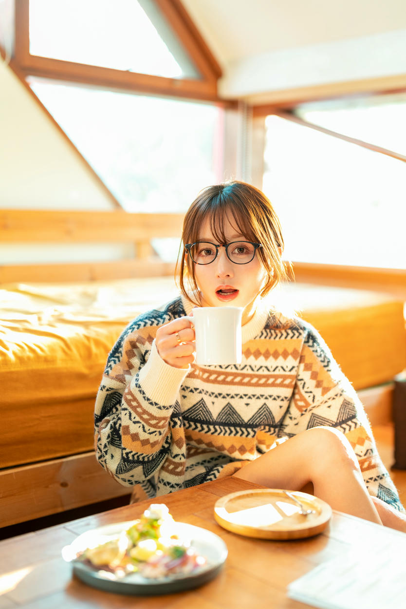 日本coser-193iKkyu3-いくみ-[2023.03.14] Warm and Fluffy Knit 🧶_第1集