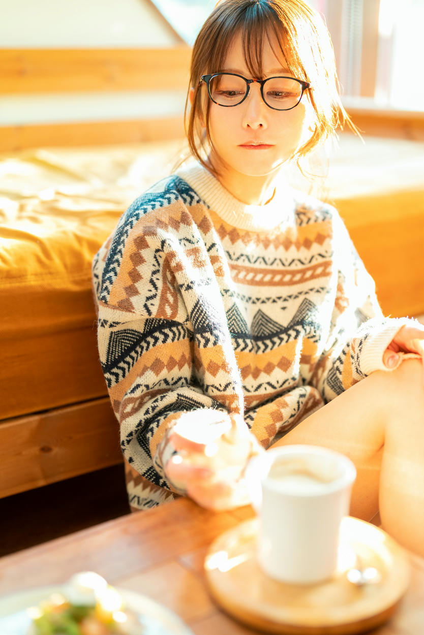 日本coser-193iKkyu3-いくみ-[2023.03.14] Warm and Fluffy Knit 🧶_第1集