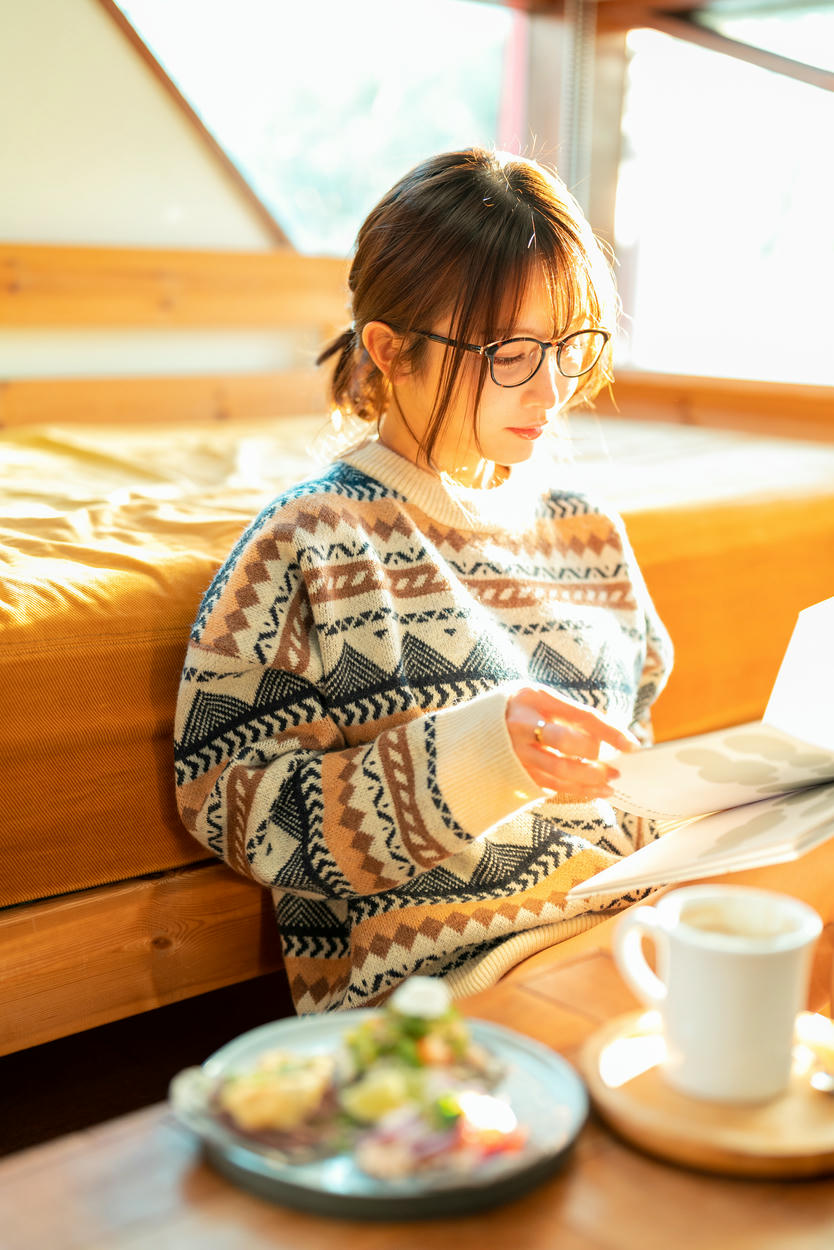 日本coser-193iKkyu3-いくみ-[2023.03.14] Warm and Fluffy Knit 🧶_第1集