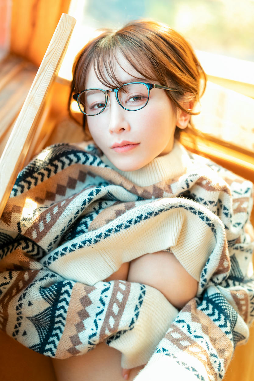 日本coser-193iKkyu3-いくみ-[2023.03.22] Warm and Fluffy Knit Teasing🧶_第1集