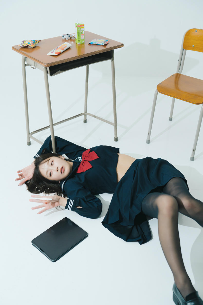 日本coser-193iKkyu3-いくみ-[2023.05.14] Emo Sailor Uniform🎓_第1集