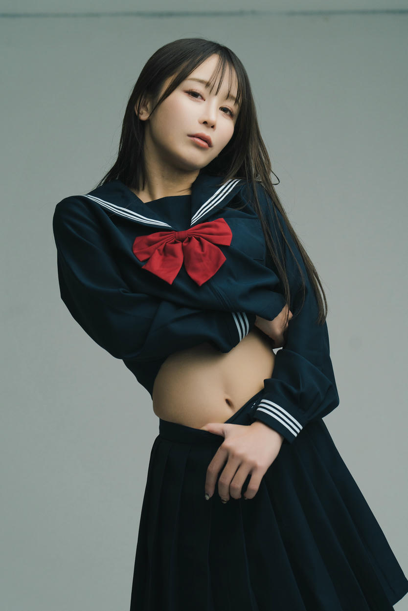 日本coser-193iKkyu3-いくみ-[2023.05.14] Emo Sailor Uniform🎓_第1集