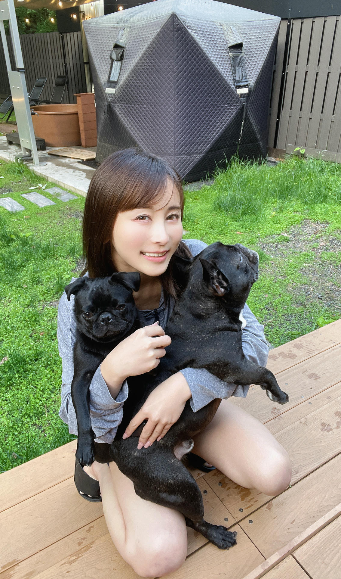 日本coser-193iKkyu3-いくみ-[2023.06.04] Luxury Camping with my Dog🐶_第1集