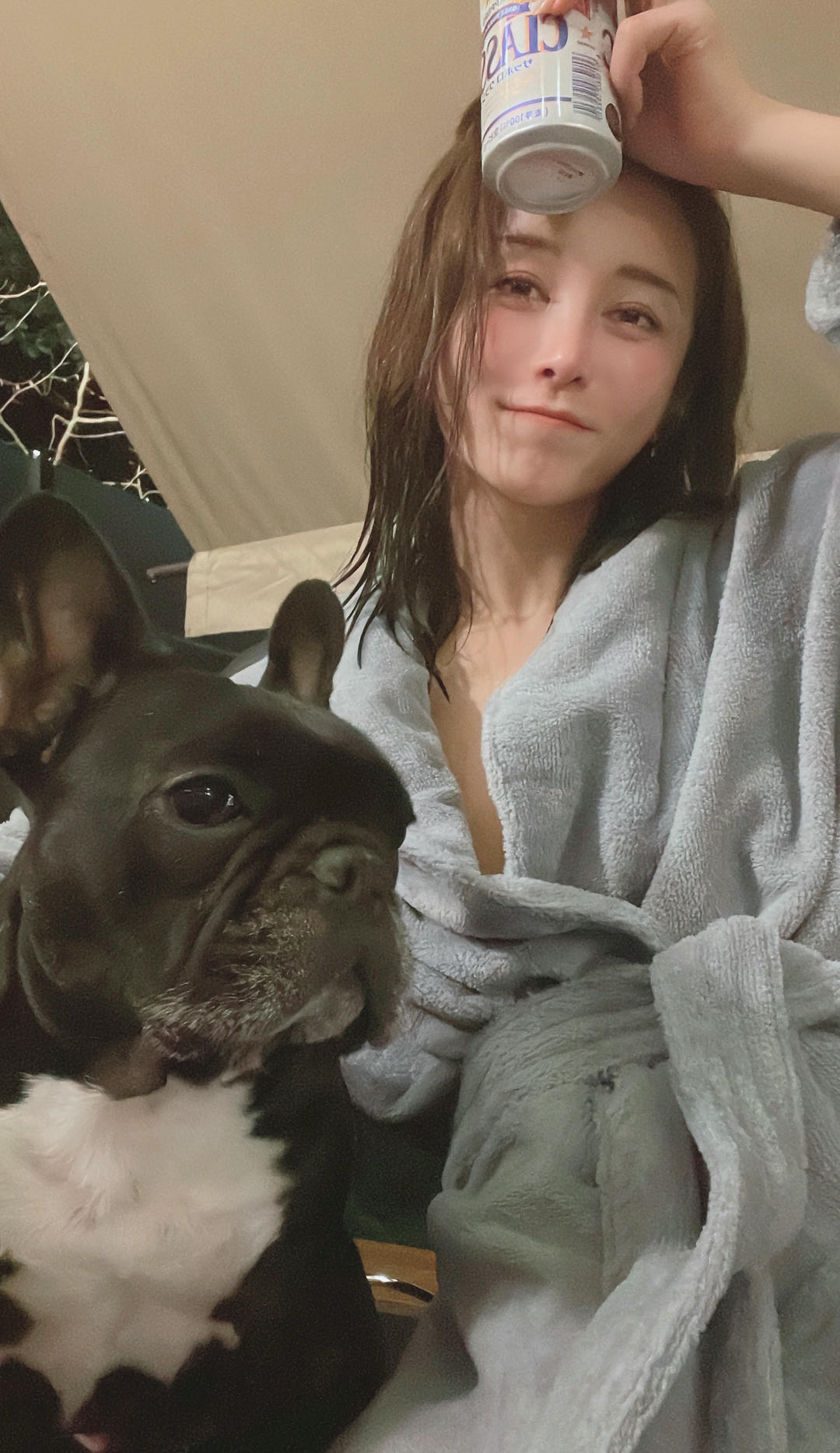 日本coser-193iKkyu3-いくみ-[2023.06.04] Luxury Camping with my Dog🐶_第1集