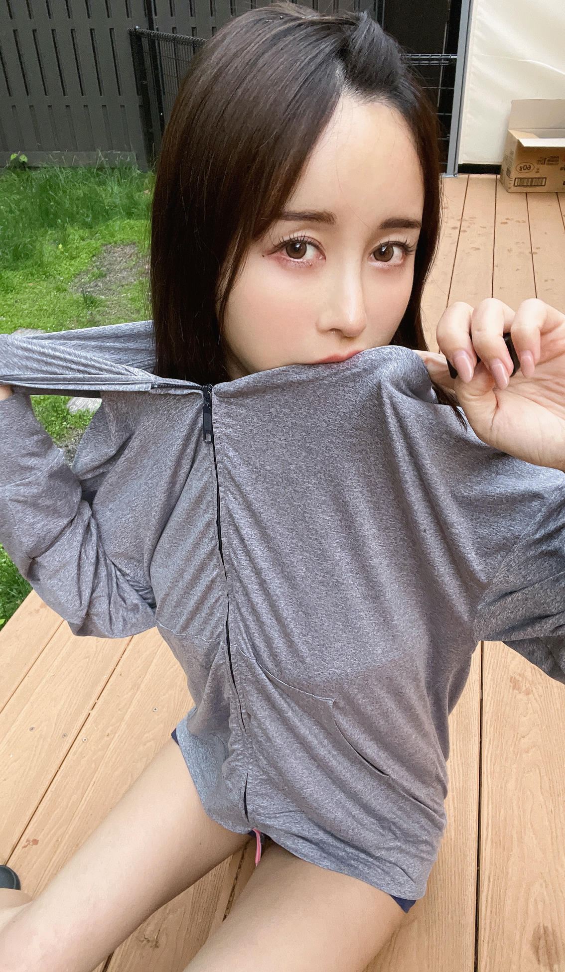 日本coser-193iKkyu3-いくみ-[2023.06.04] Luxury Camping with my Dog🐶_第1集