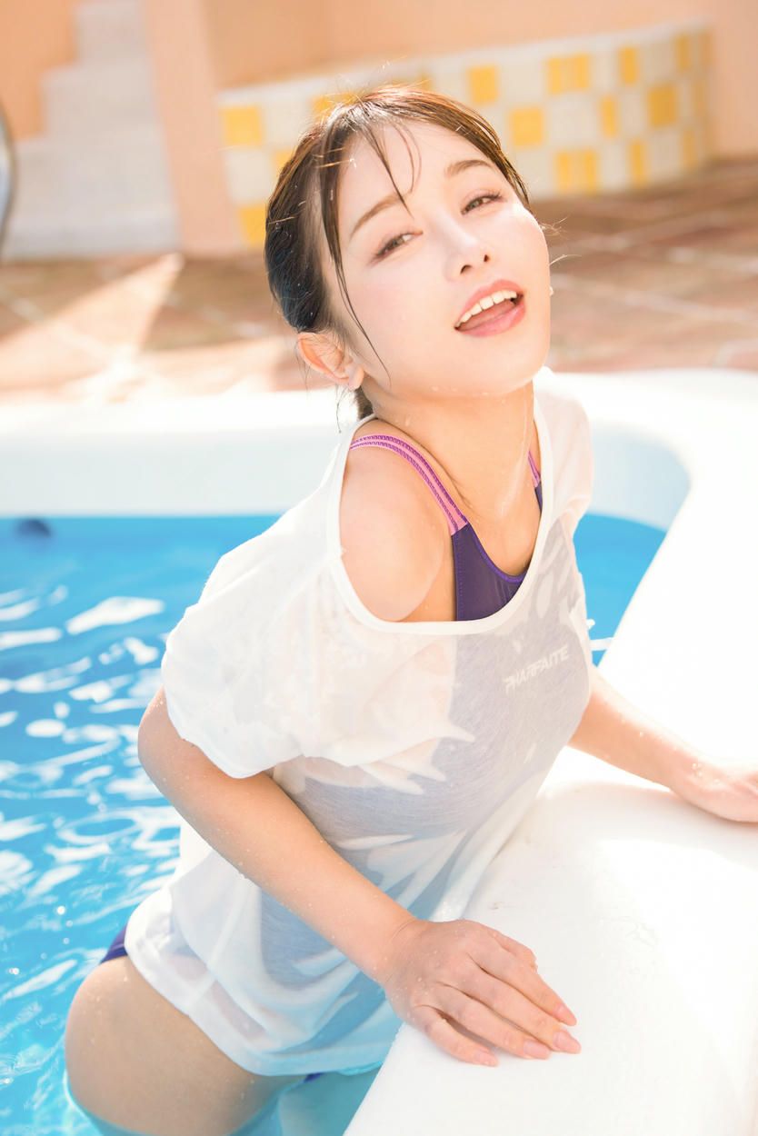 日本coser-193iKkyu3-いくみ-[2023.07.16] Pool×Competition Swimsuit🏊‍♀️☀️_第1集
