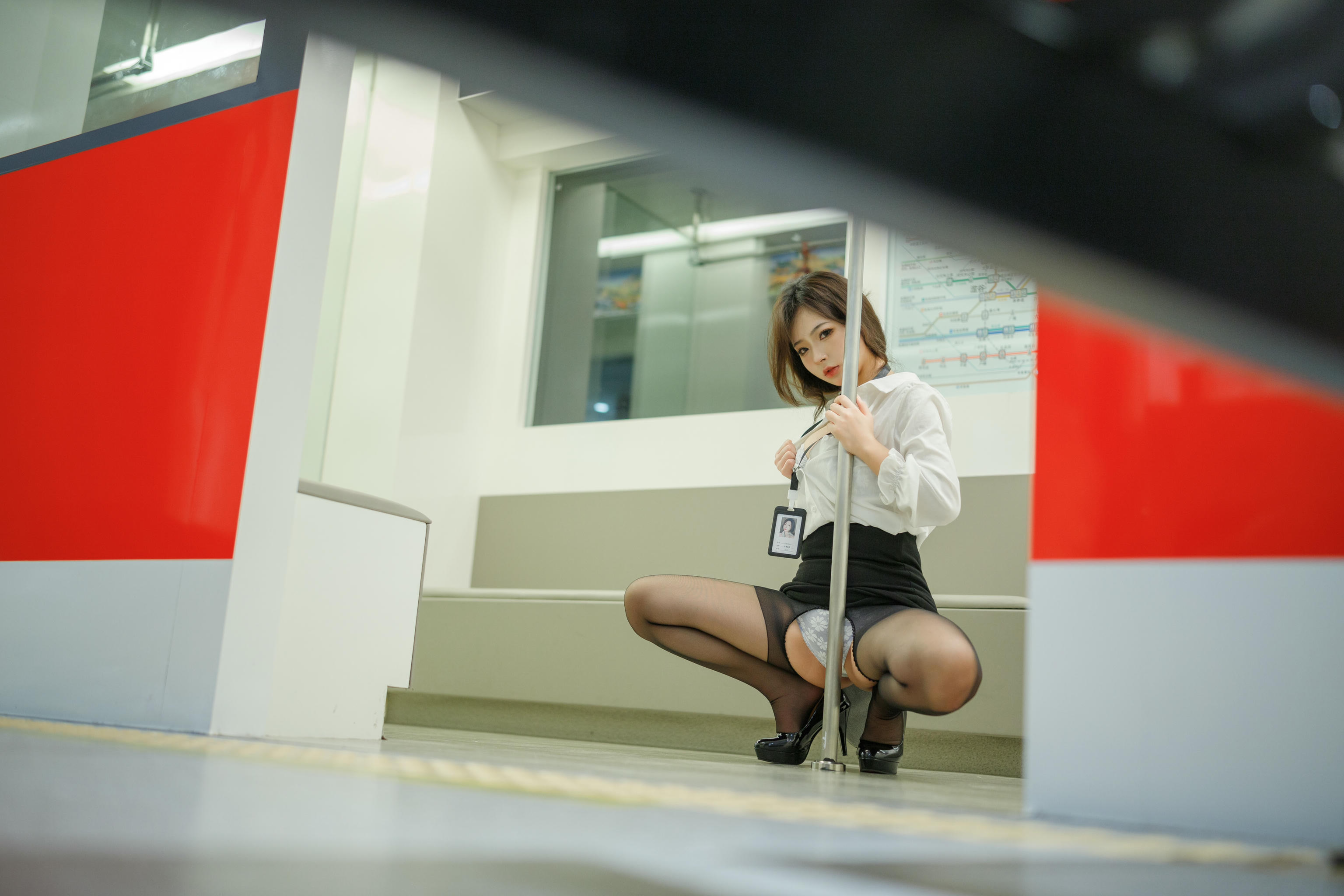 yuuhui玉汇 NO.007 胡桃猫 – 电车 [164P6V2.92GB]_第7集