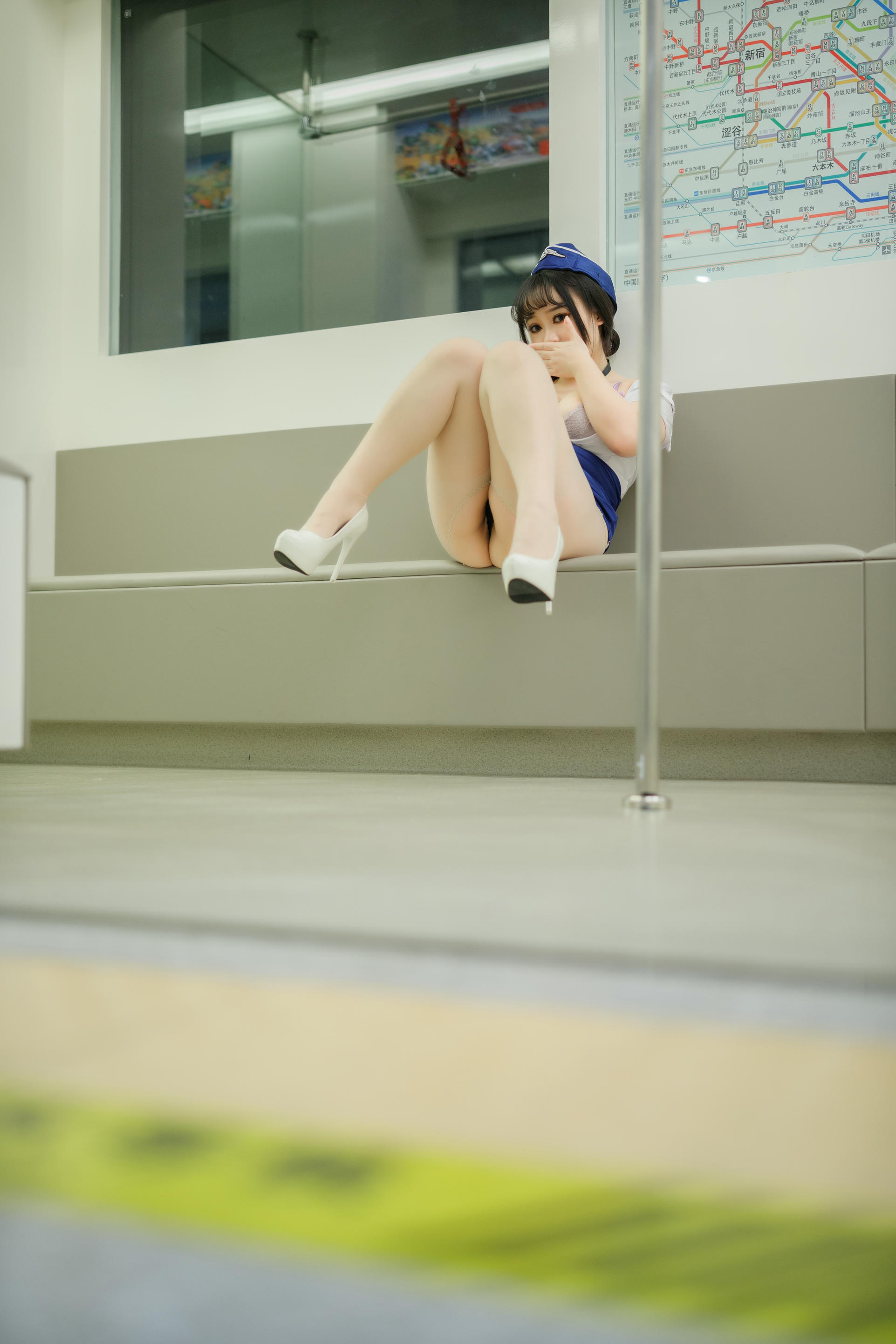 yuuhui玉汇 NO.007 胡桃猫 – 电车 [164P6V2.92GB]_第2集