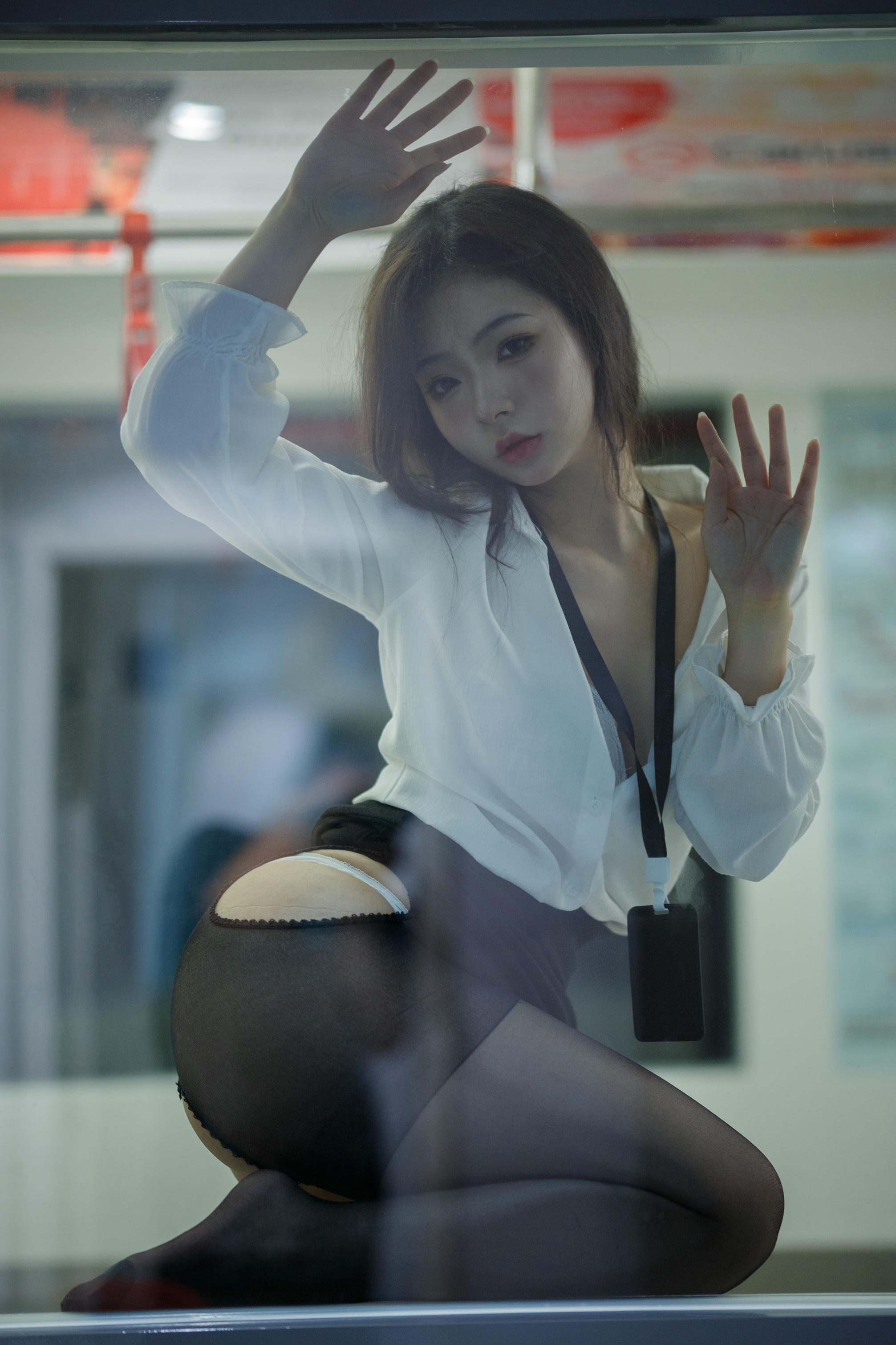 yuuhui玉汇 NO.007 胡桃猫 – 电车 [164P6V2.92GB]_第4集