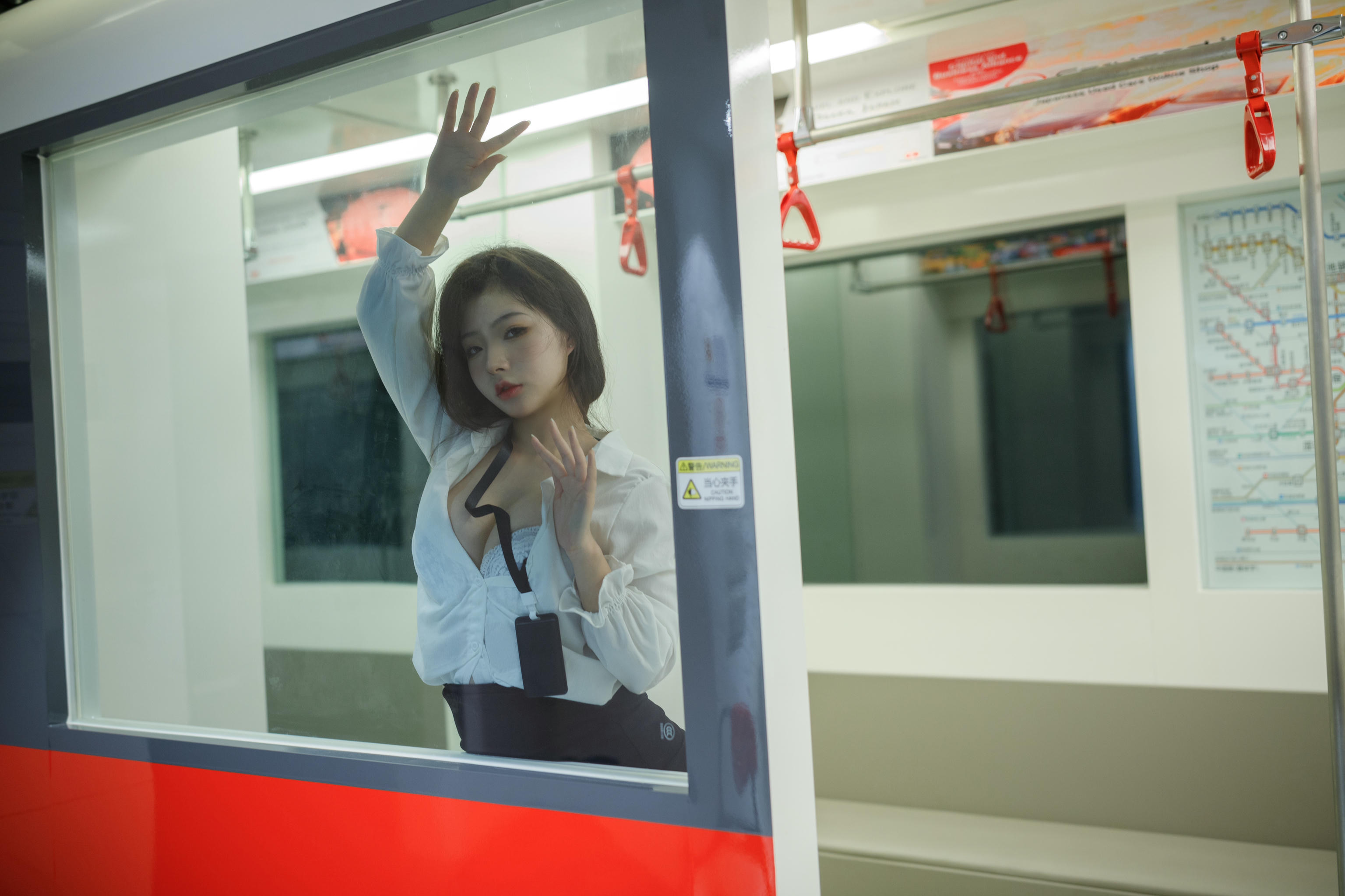 yuuhui玉汇 NO.007 胡桃猫 – 电车 [164P6V2.92GB]_第4集