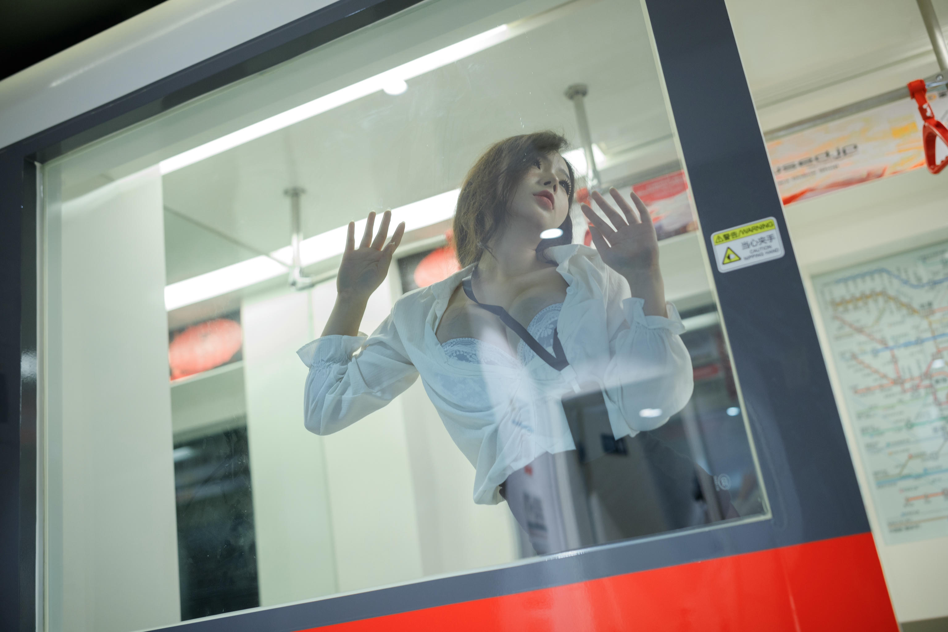 yuuhui玉汇 NO.007 胡桃猫 – 电车 [164P6V2.92GB]_第4集