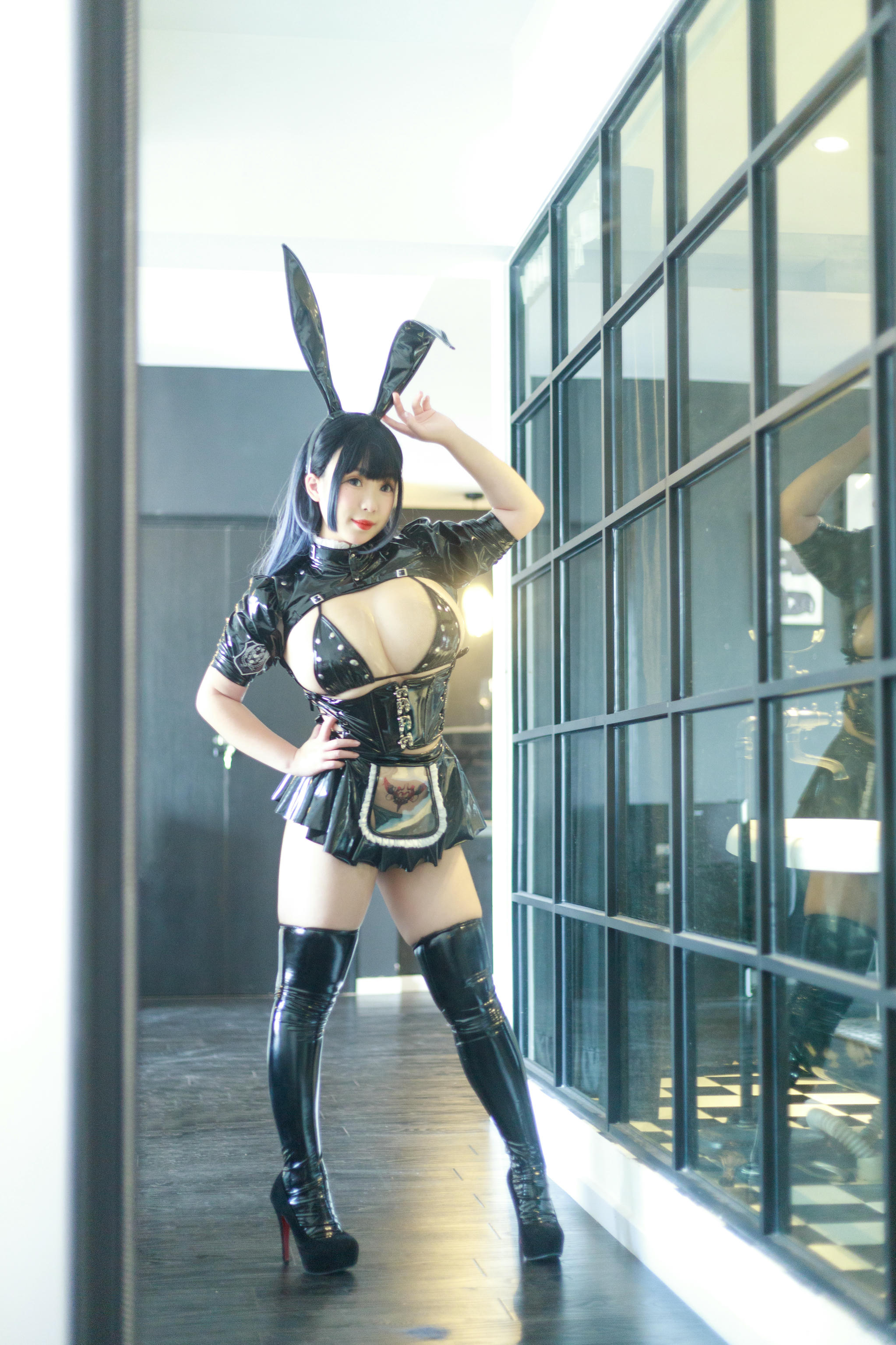 胡桃猫Kurumineko NO.017 暗黑兔女郎 [135P4V 2.68GB]-照片_第1集