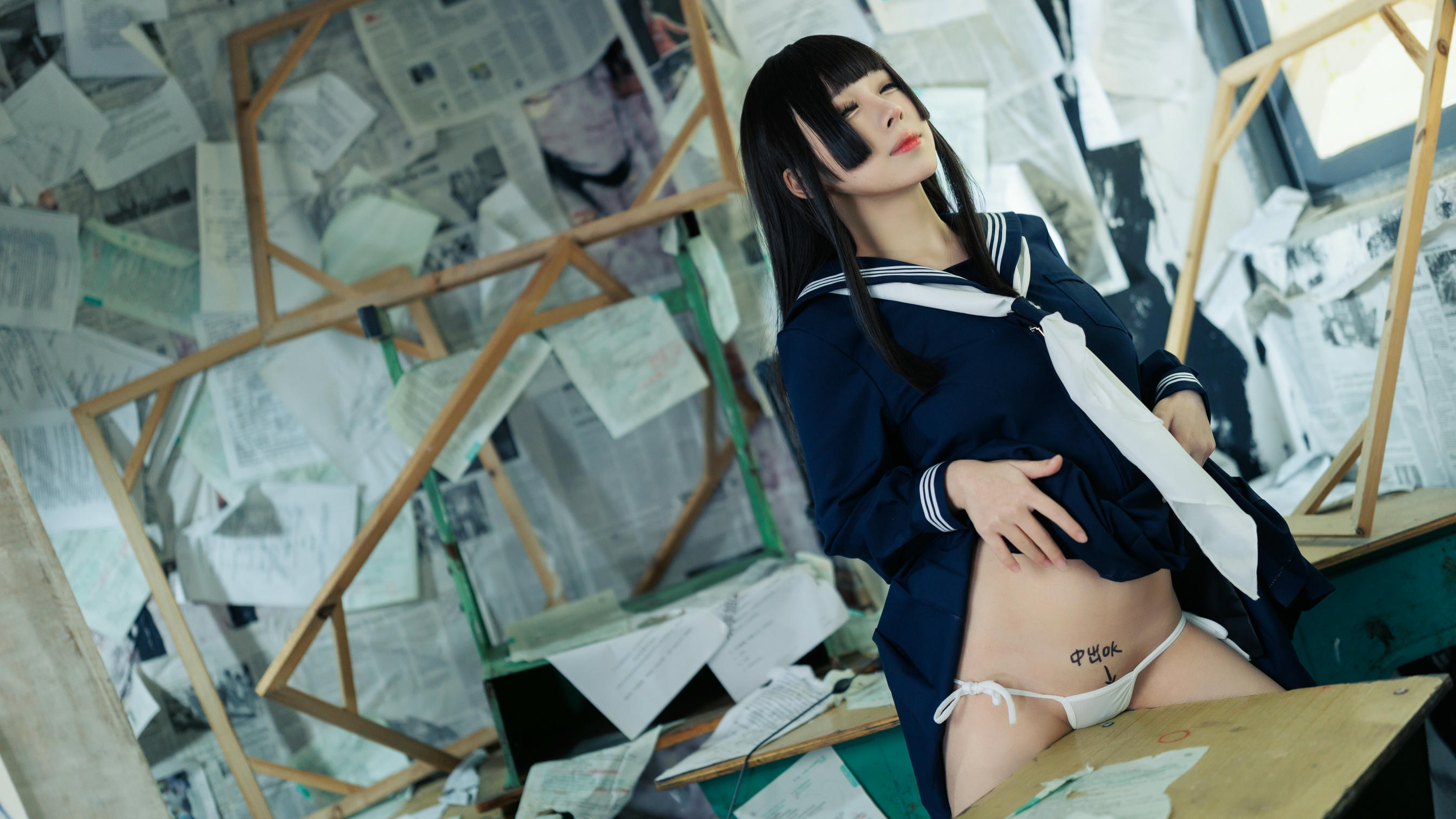 胡桃猫Kurumineko NO.026 反差学妹 [132P-1.36GB]_第2集