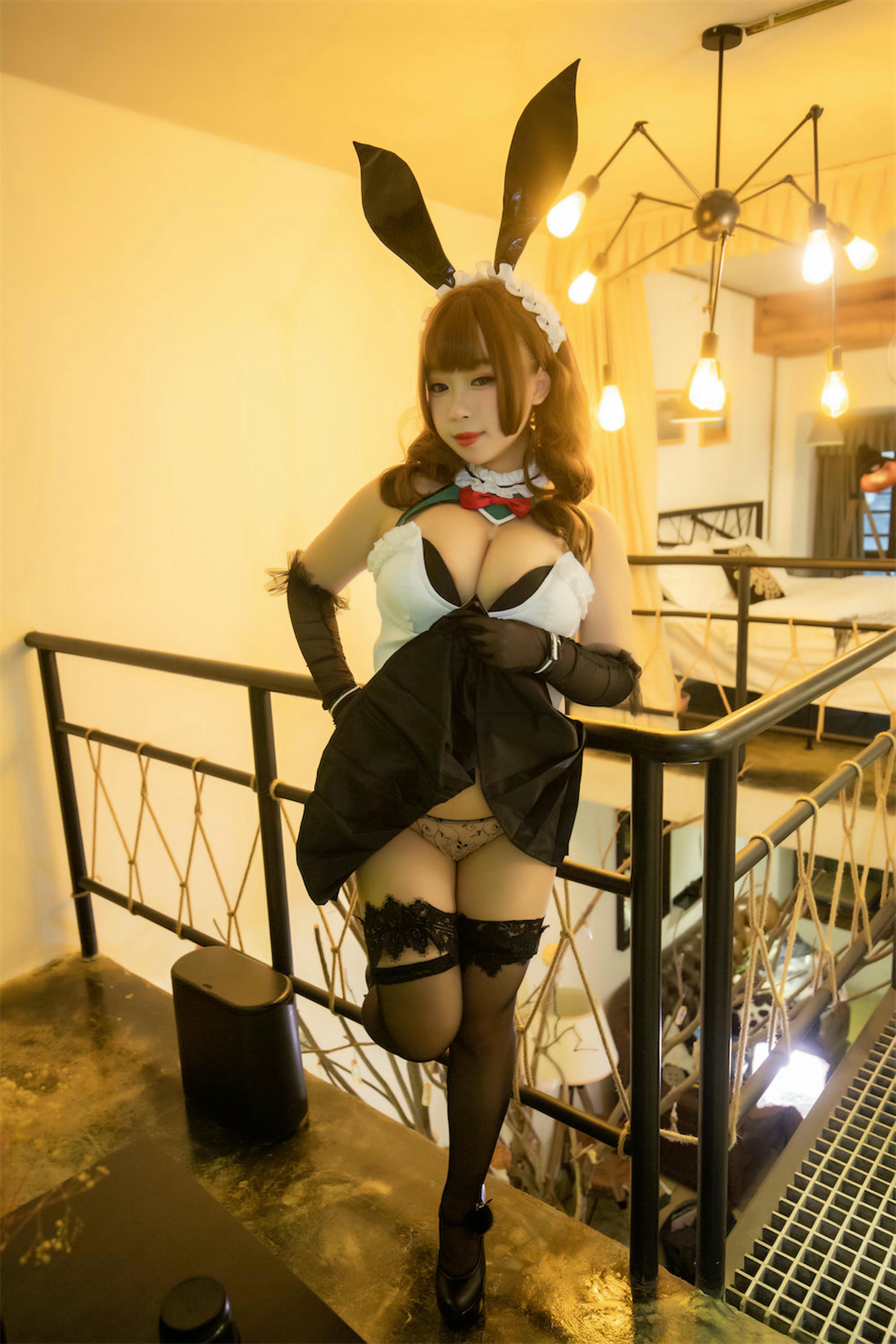 胡桃猫Kurumineko NO.033 胡桃的朋友圈 莫莉卡荷官兔女郎[63P3V-280MB]_第2集