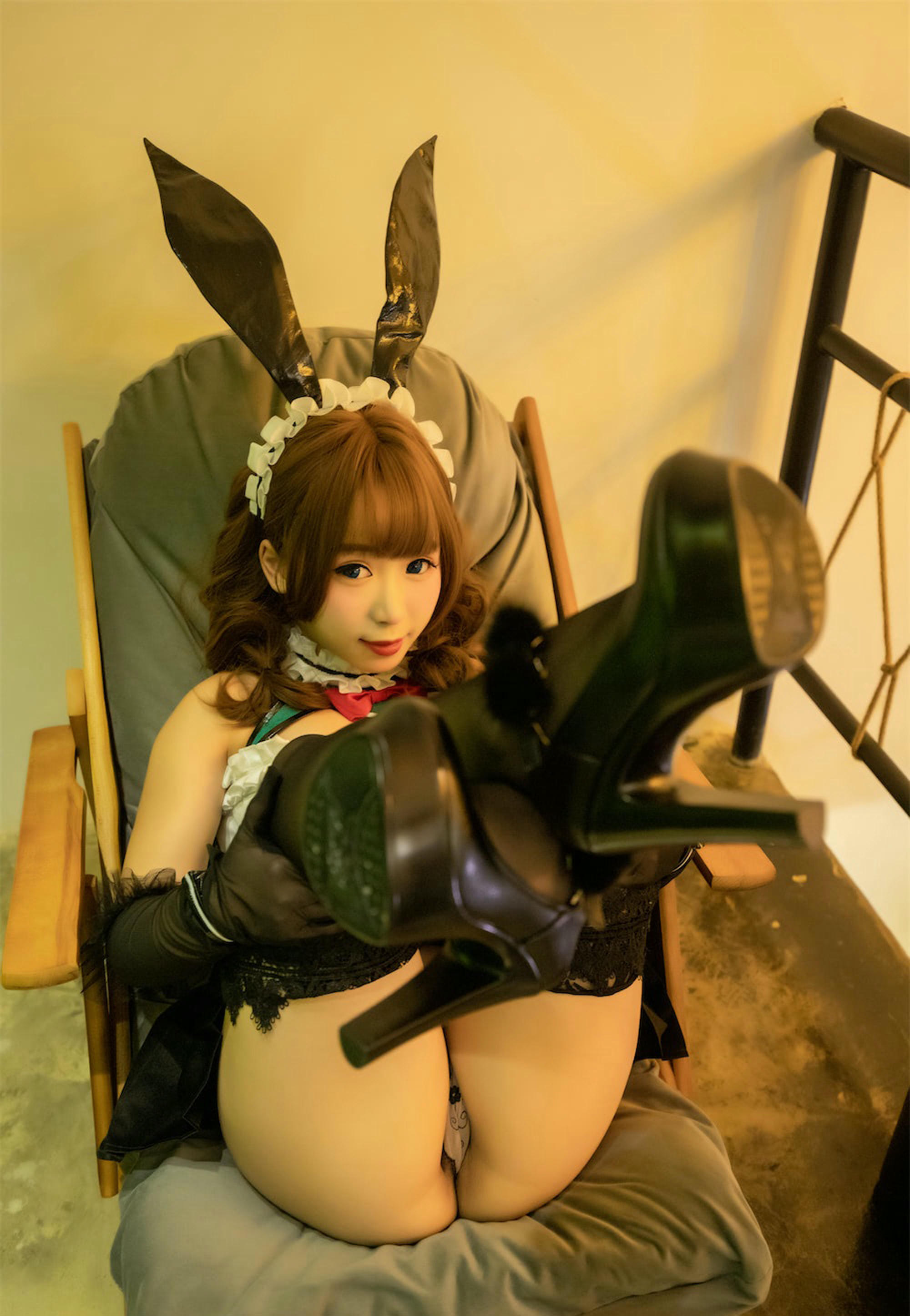 胡桃猫Kurumineko NO.033 胡桃的朋友圈 莫莉卡荷官兔女郎[63P3V-280MB]_第2集