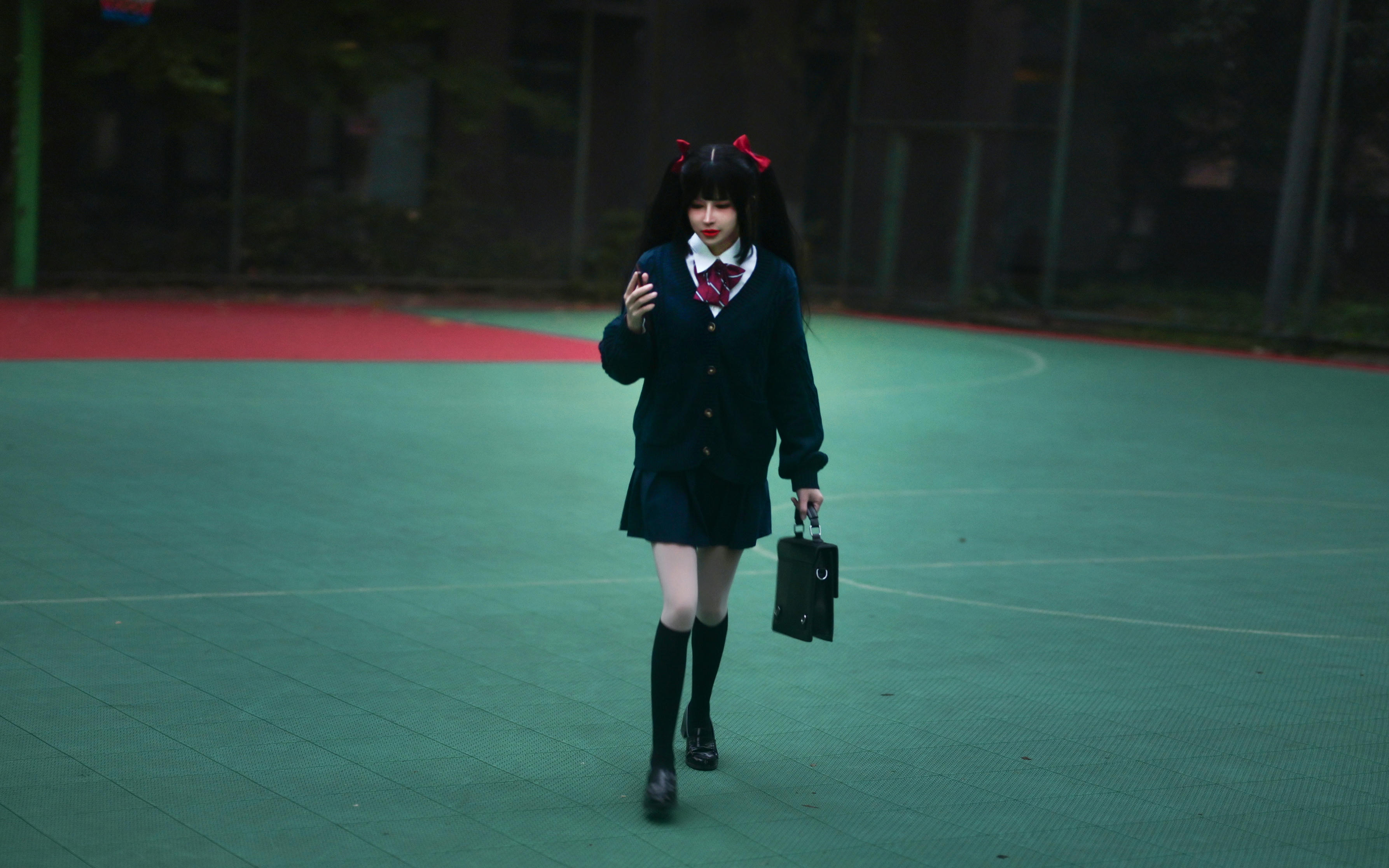 鹿八岁 NO.010 少女的悸动XJK双马尾 [120P1V 2.88GB]_第1集