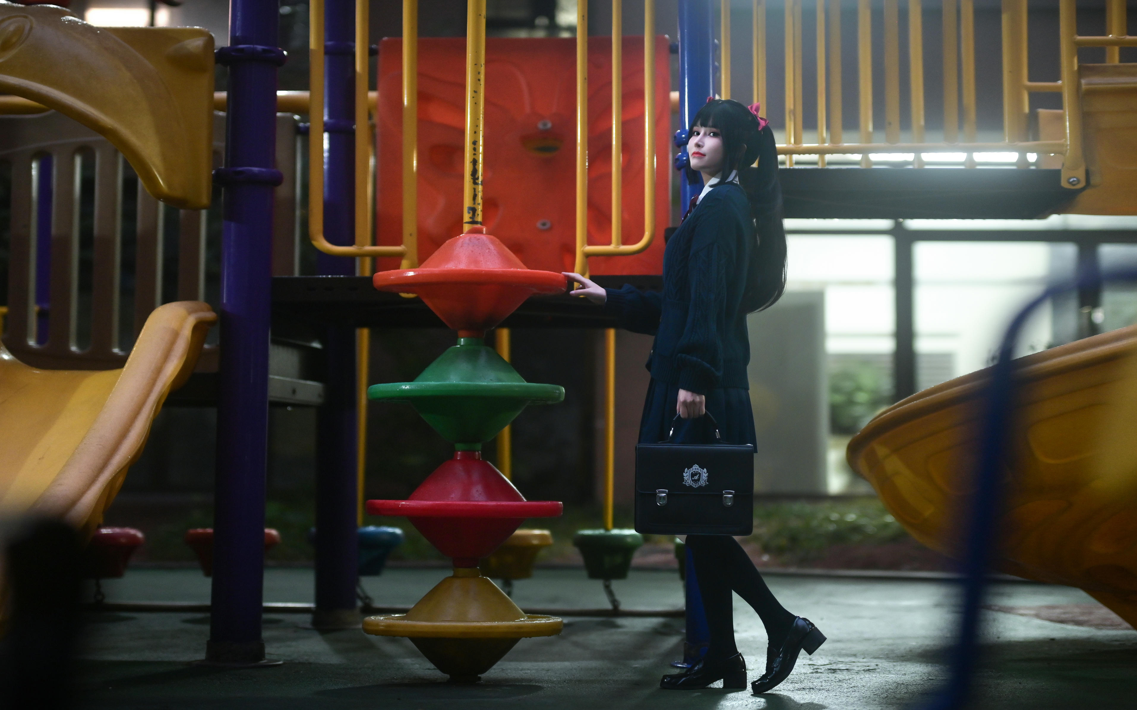 鹿八岁 NO.010 少女的悸动XJK双马尾 [120P1V 2.88GB]_第1集