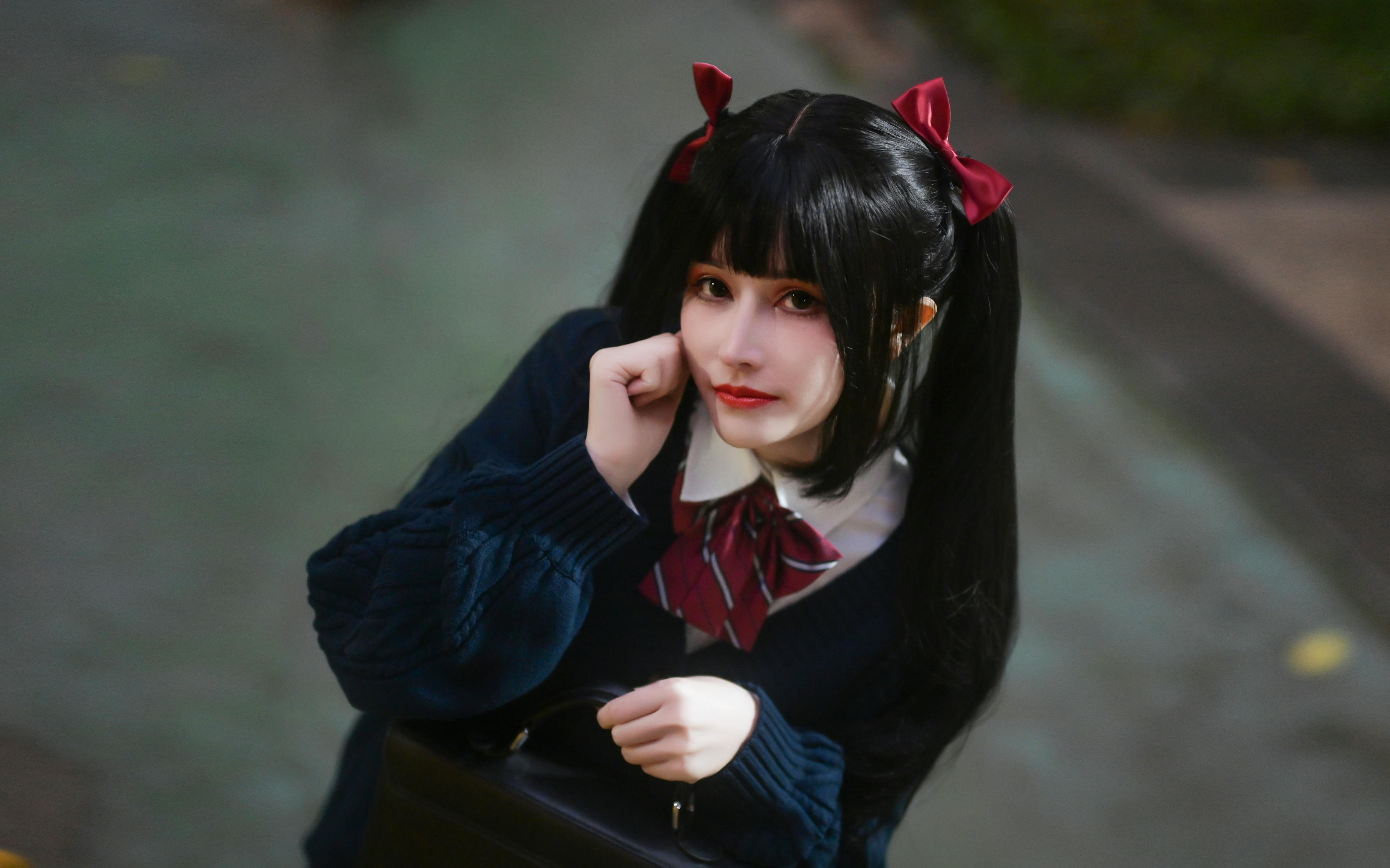 鹿八岁 NO.010 少女的悸动XJK双马尾 [120P1V 2.88GB]_第1集