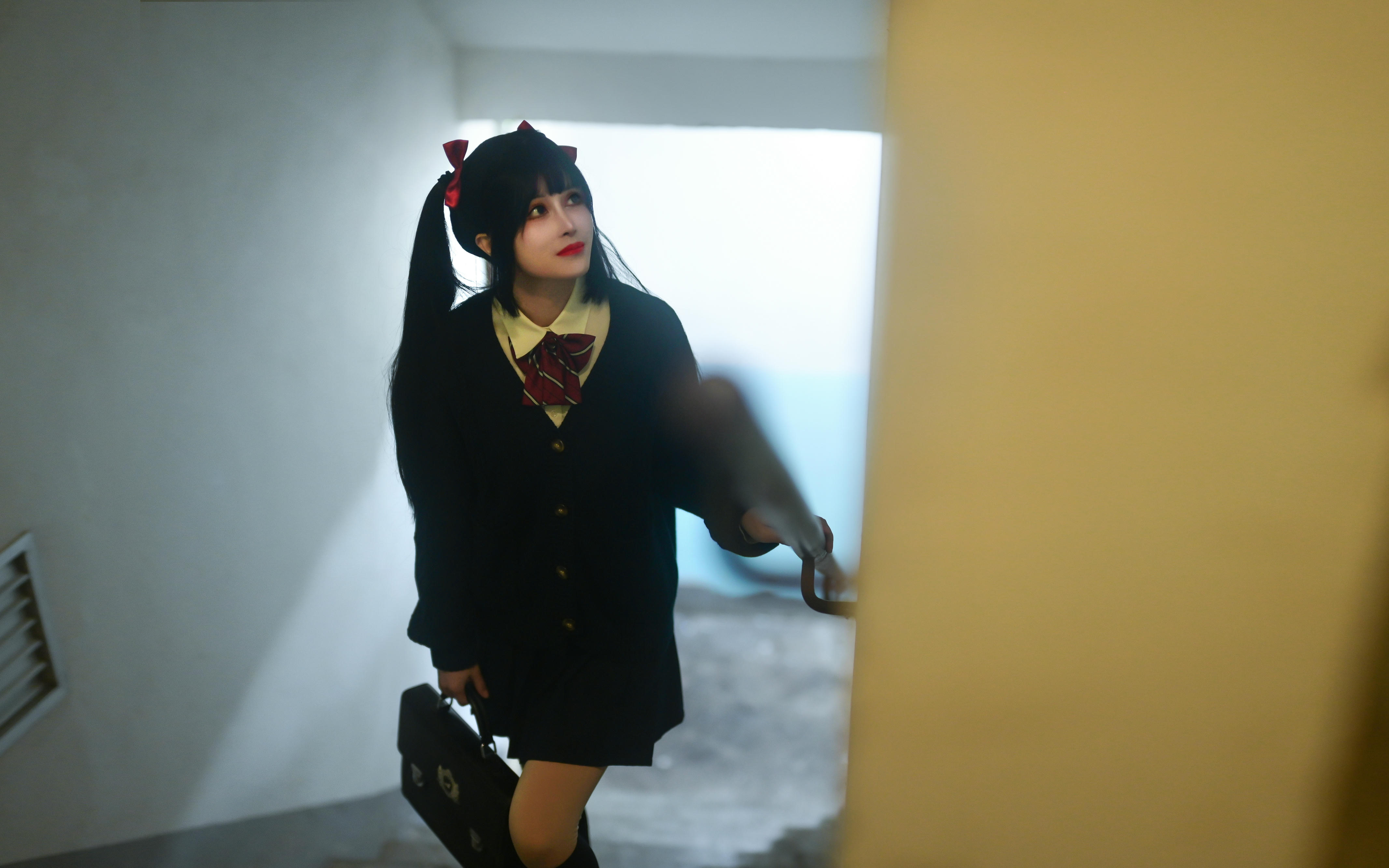 鹿八岁 NO.010 少女的悸动XJK双马尾 [120P1V 2.88GB]_第2集