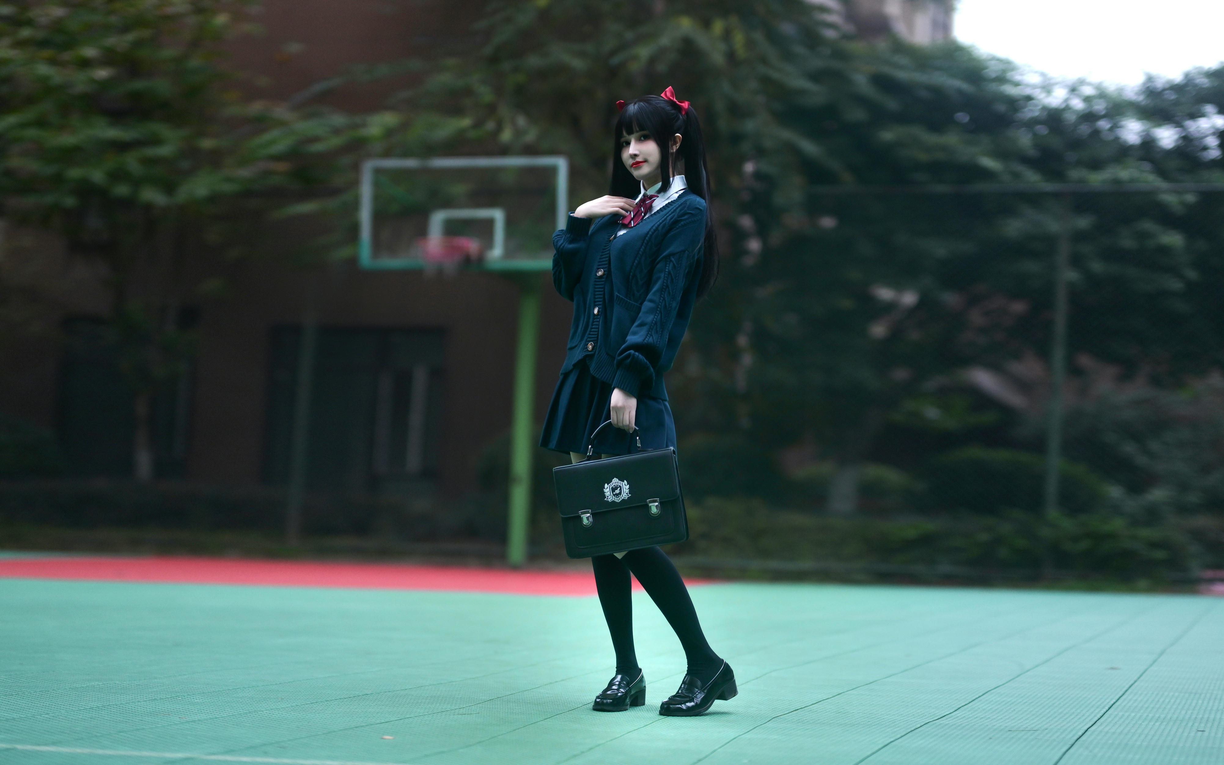 鹿八岁 NO.010 少女的悸动XJK双马尾 [120P1V 2.88GB]_第1集