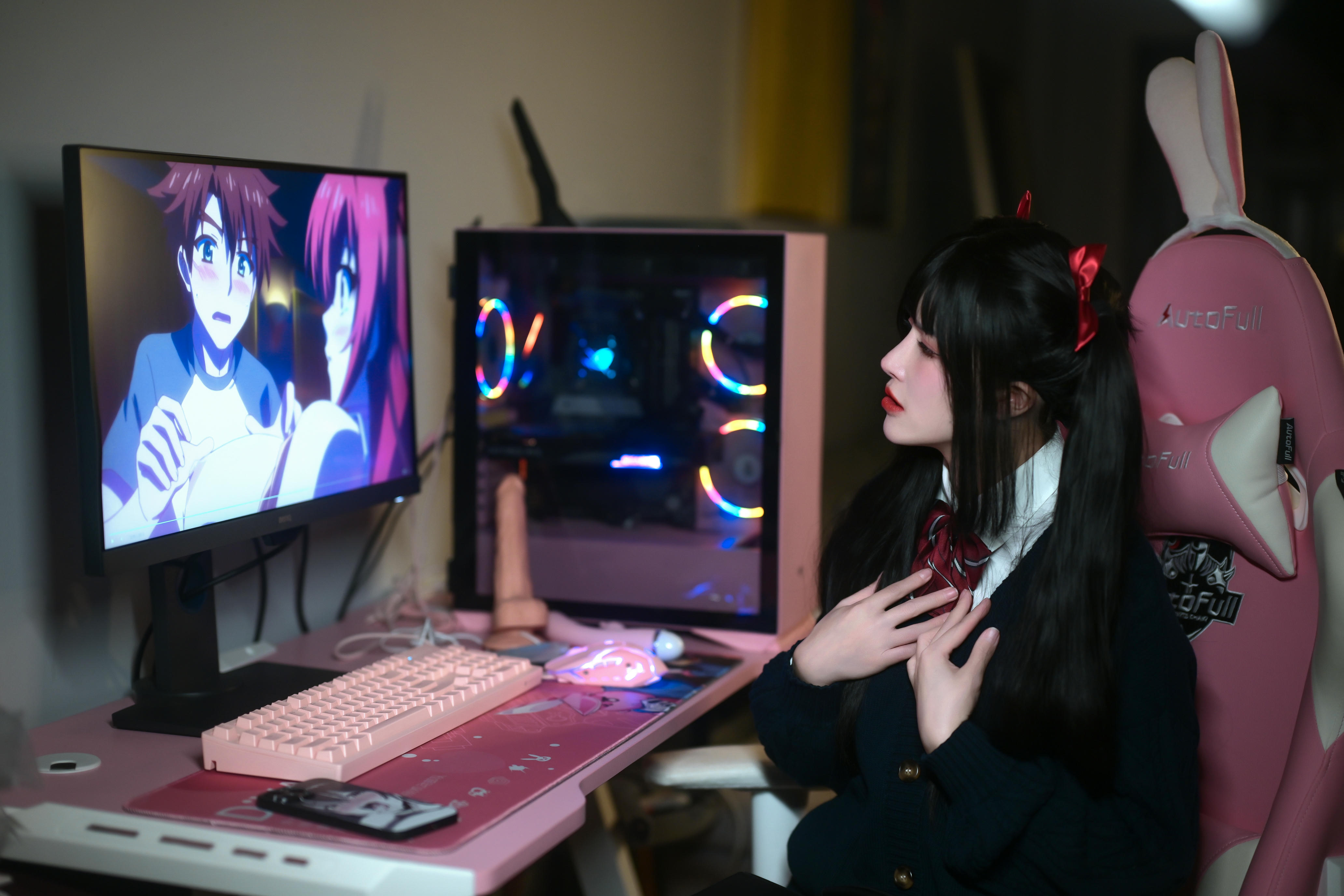 鹿八岁 NO.010 少女的悸动XJK双马尾 [120P1V 2.88GB]_第2集