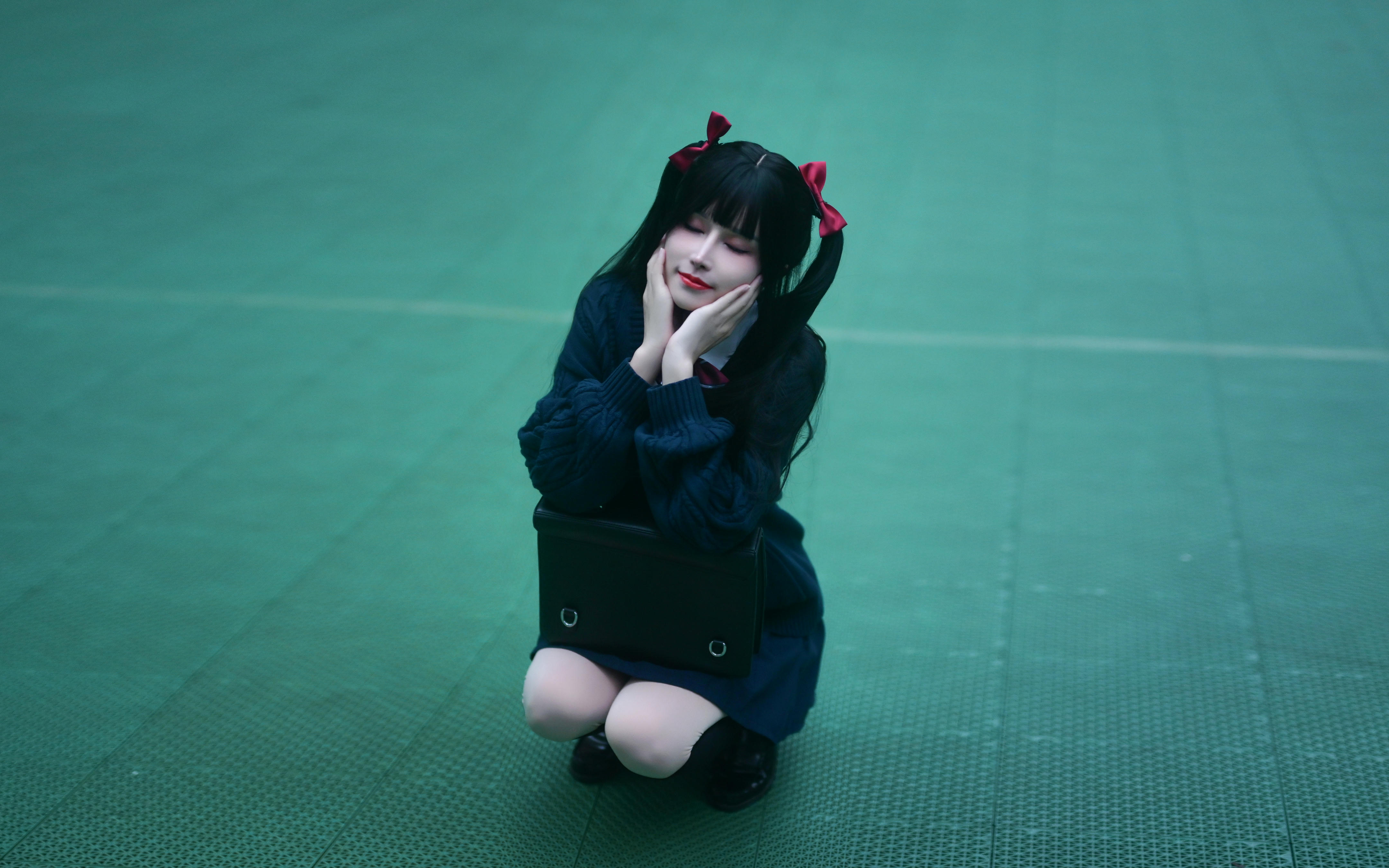 鹿八岁 NO.010 少女的悸动XJK双马尾 [120P1V 2.88GB]_第1集