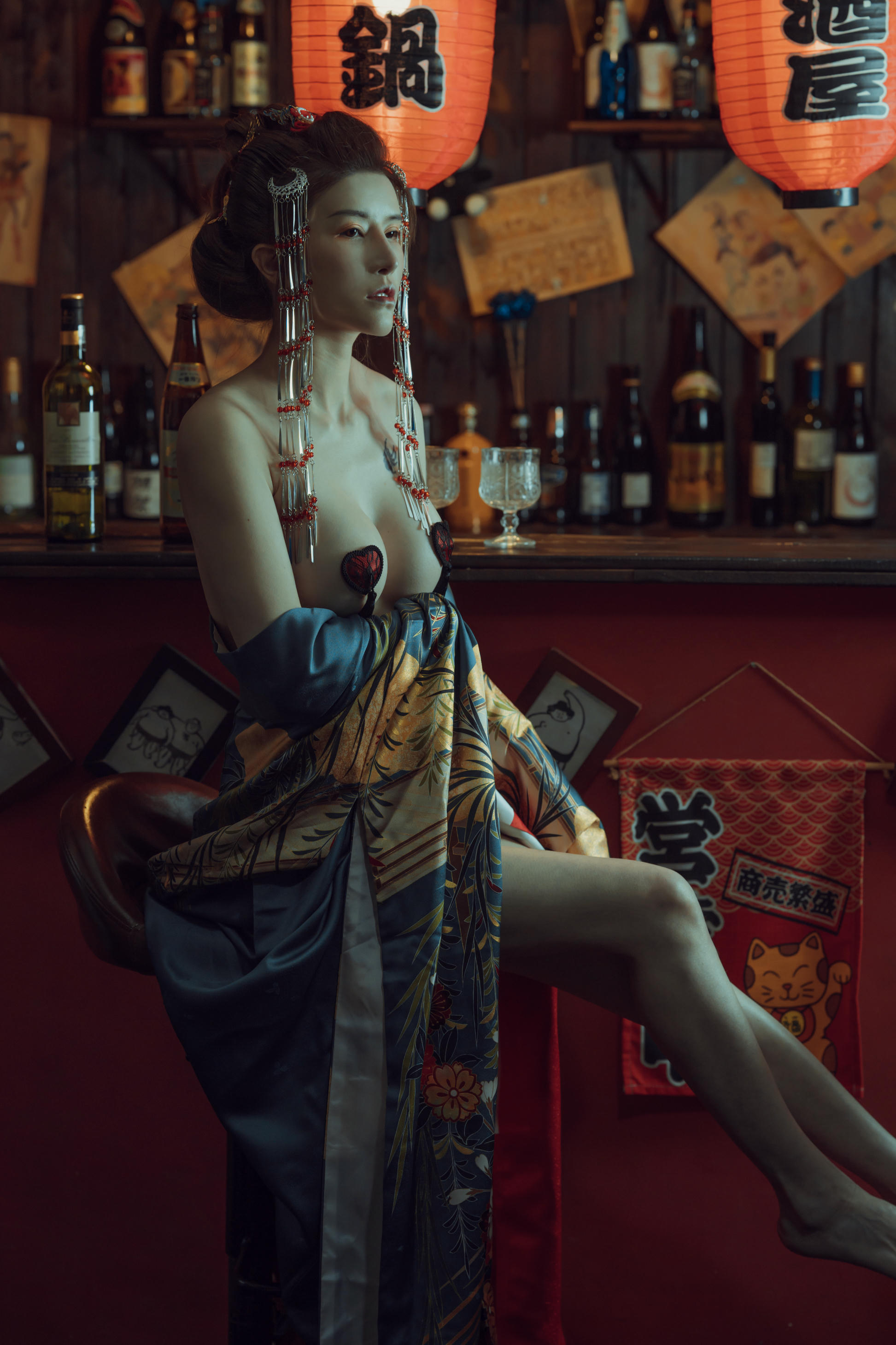 鹿八岁 NO.014 酒醉的和服少女 [40P+1V／447MB]_第1集