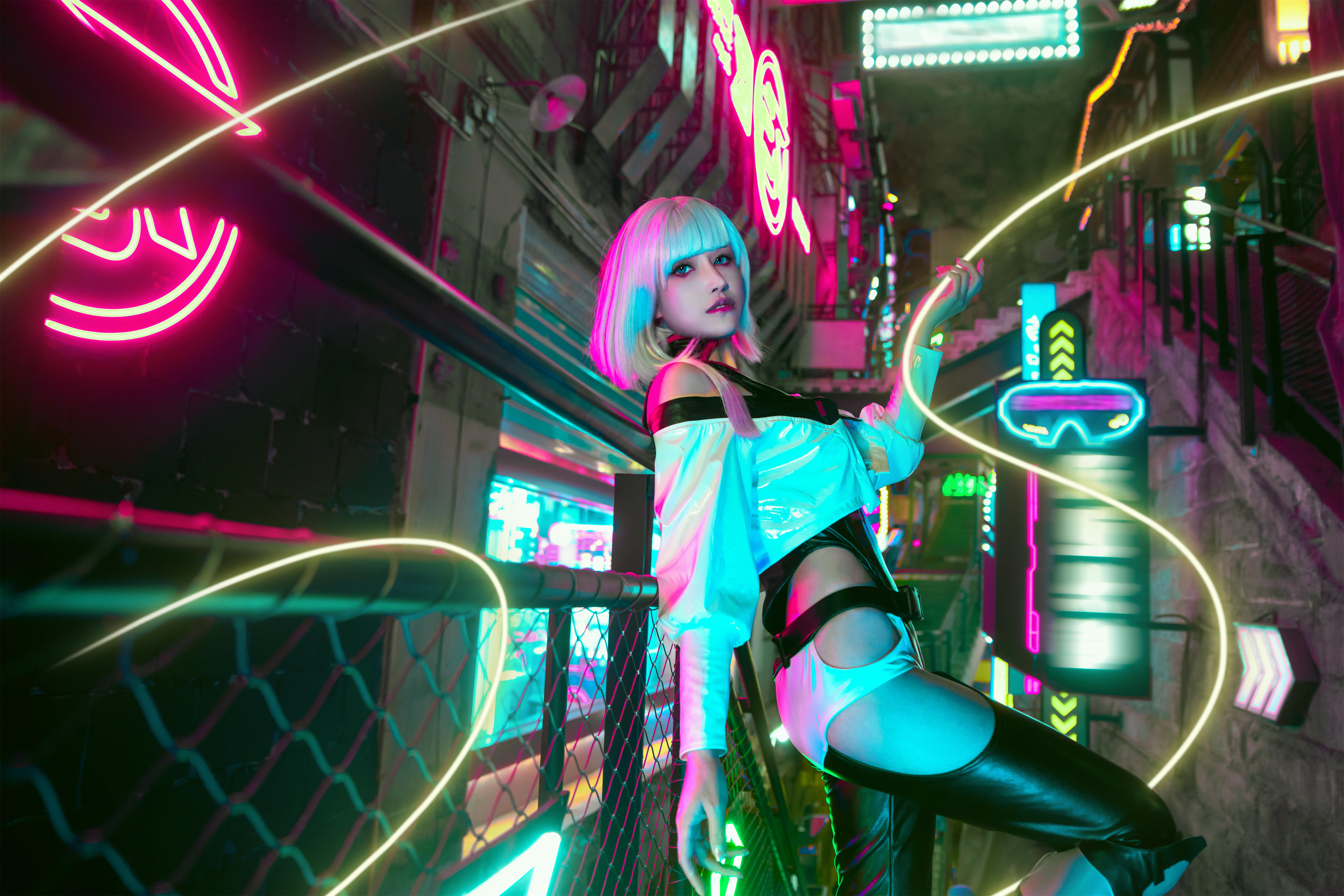 鹿八岁 NO.021 赛博朋克：边缘行者 露西 [60P1V-1.62GB]_第3集