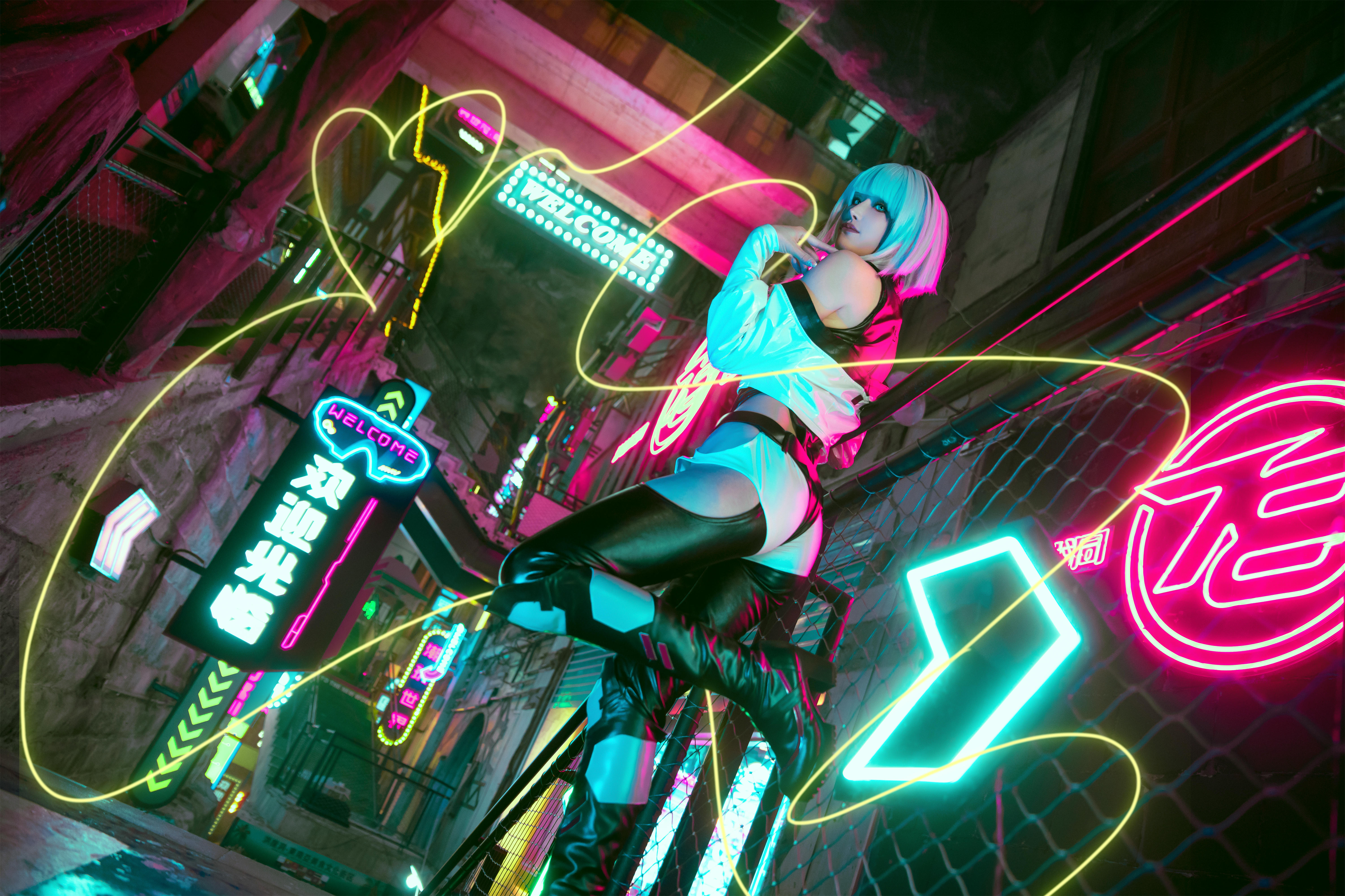 鹿八岁 NO.021 赛博朋克：边缘行者 露西 [60P1V-1.62GB]_第3集