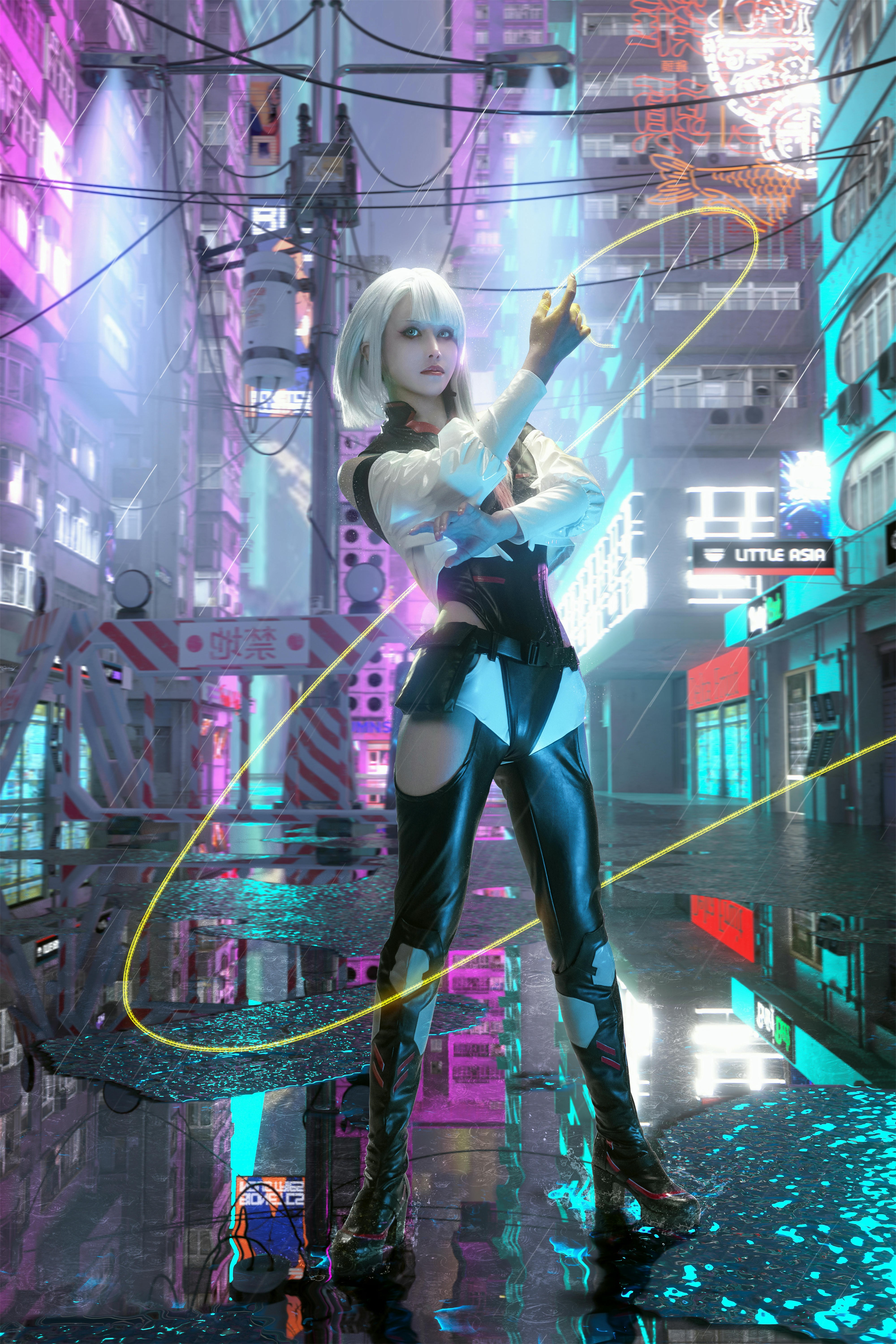 鹿八岁 NO.021 赛博朋克：边缘行者 露西 [60P1V-1.62GB]_第3集