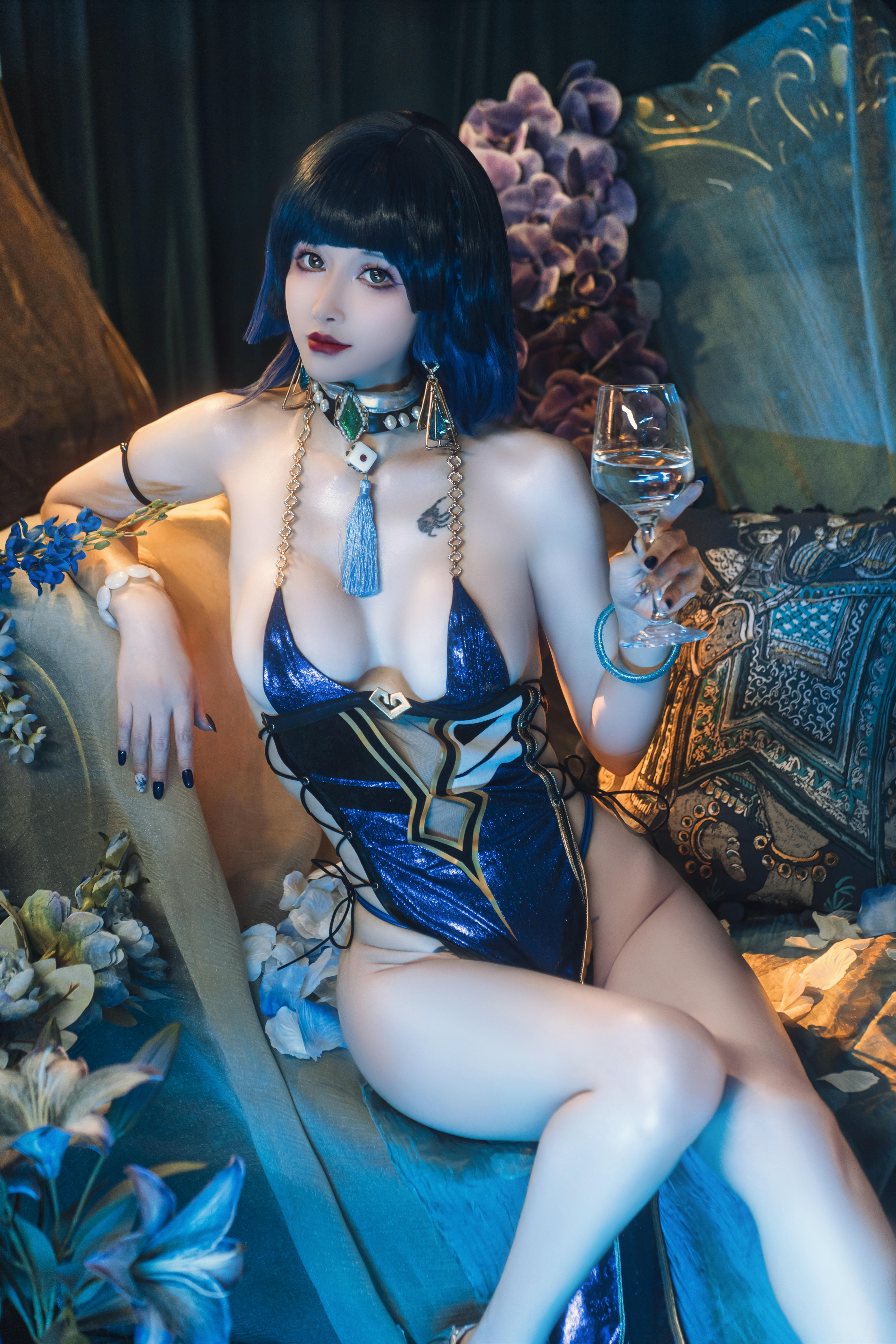 鹿八岁 NO.027 原神 夜兰[61P-1V-1005.7M]_第1集