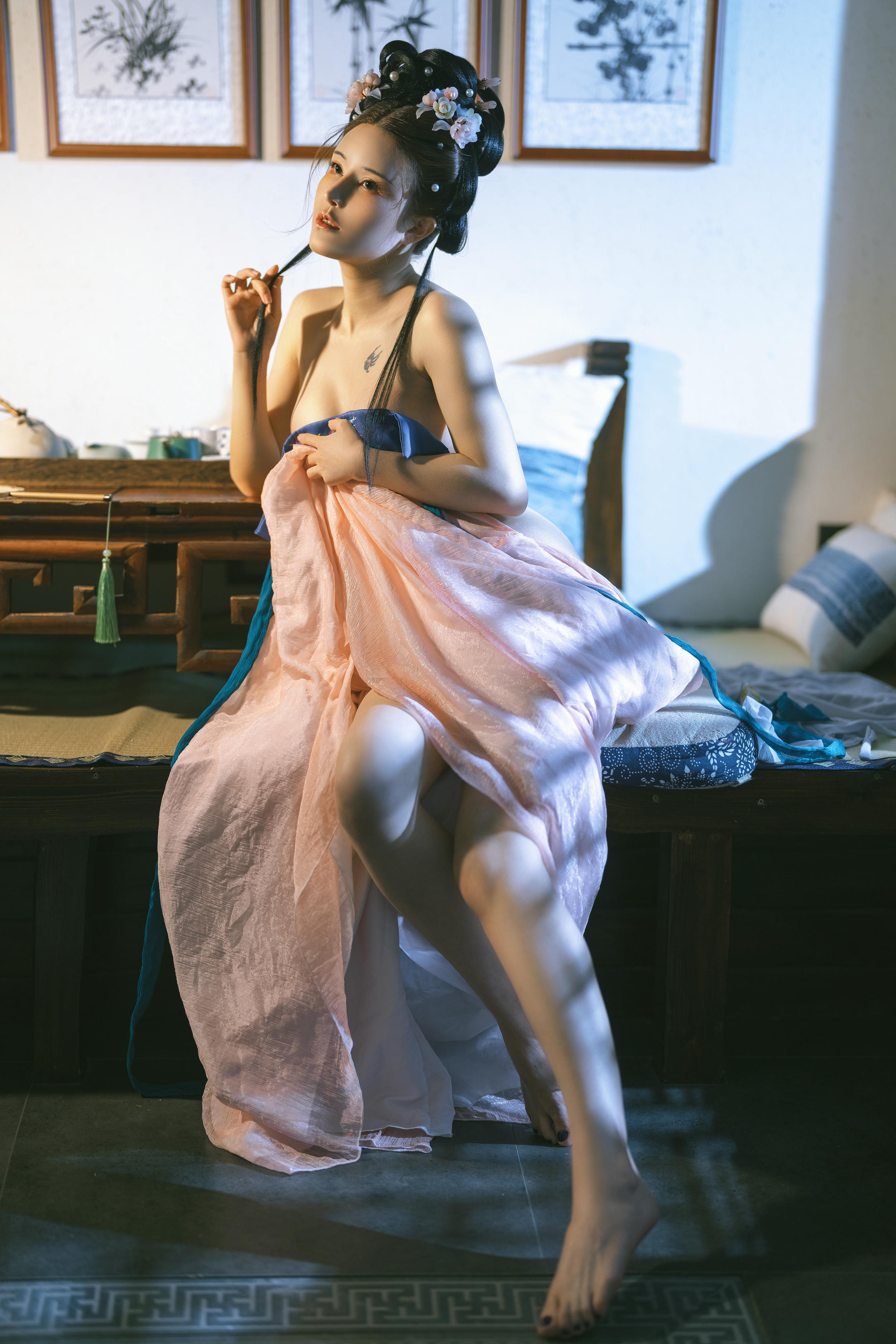 鹿八岁 NO.004 汉服 [60P1V 2.98GB]_第1集