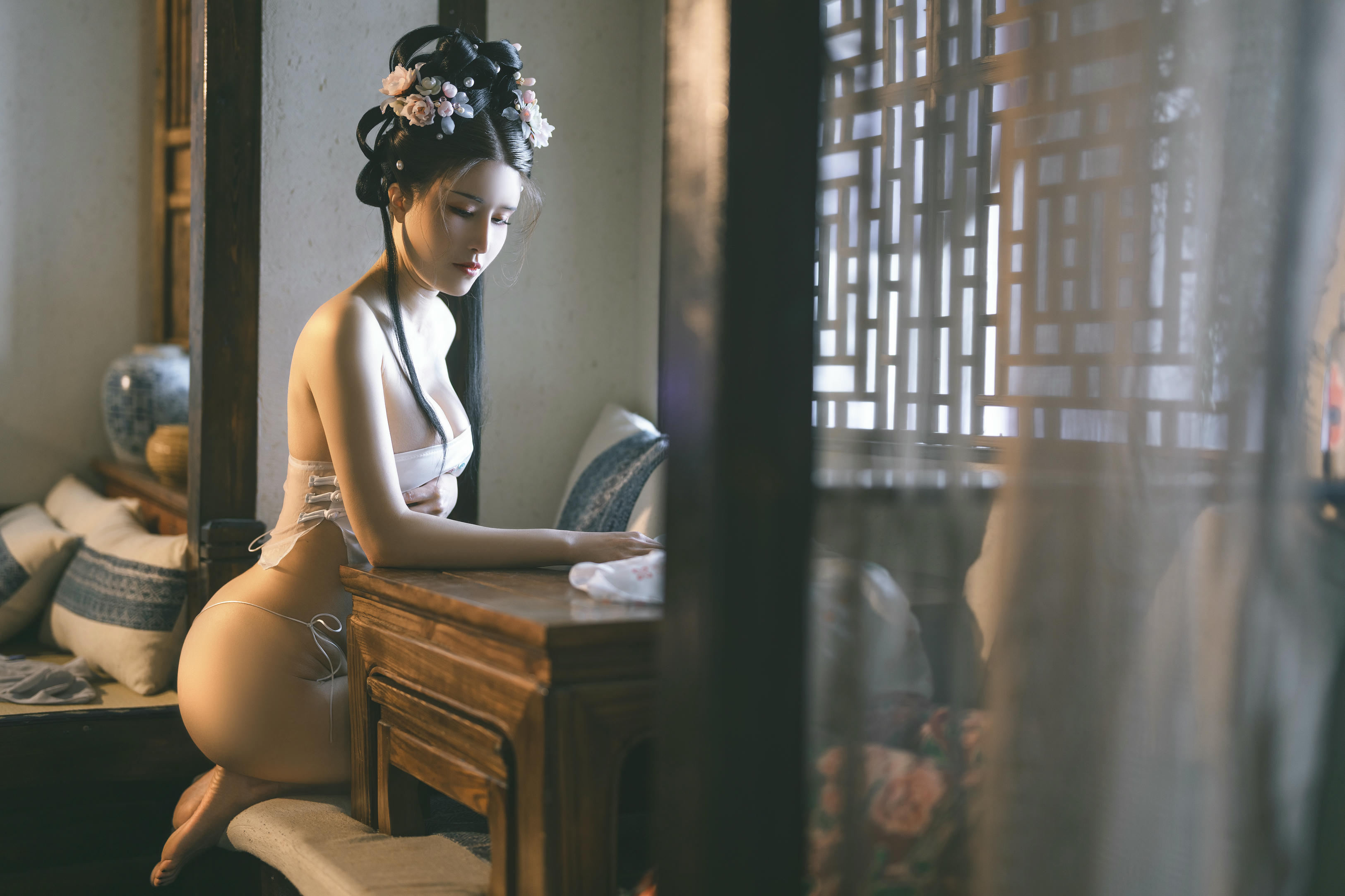 鹿八岁 NO.004 汉服 [60P1V 2.98GB]_第1集