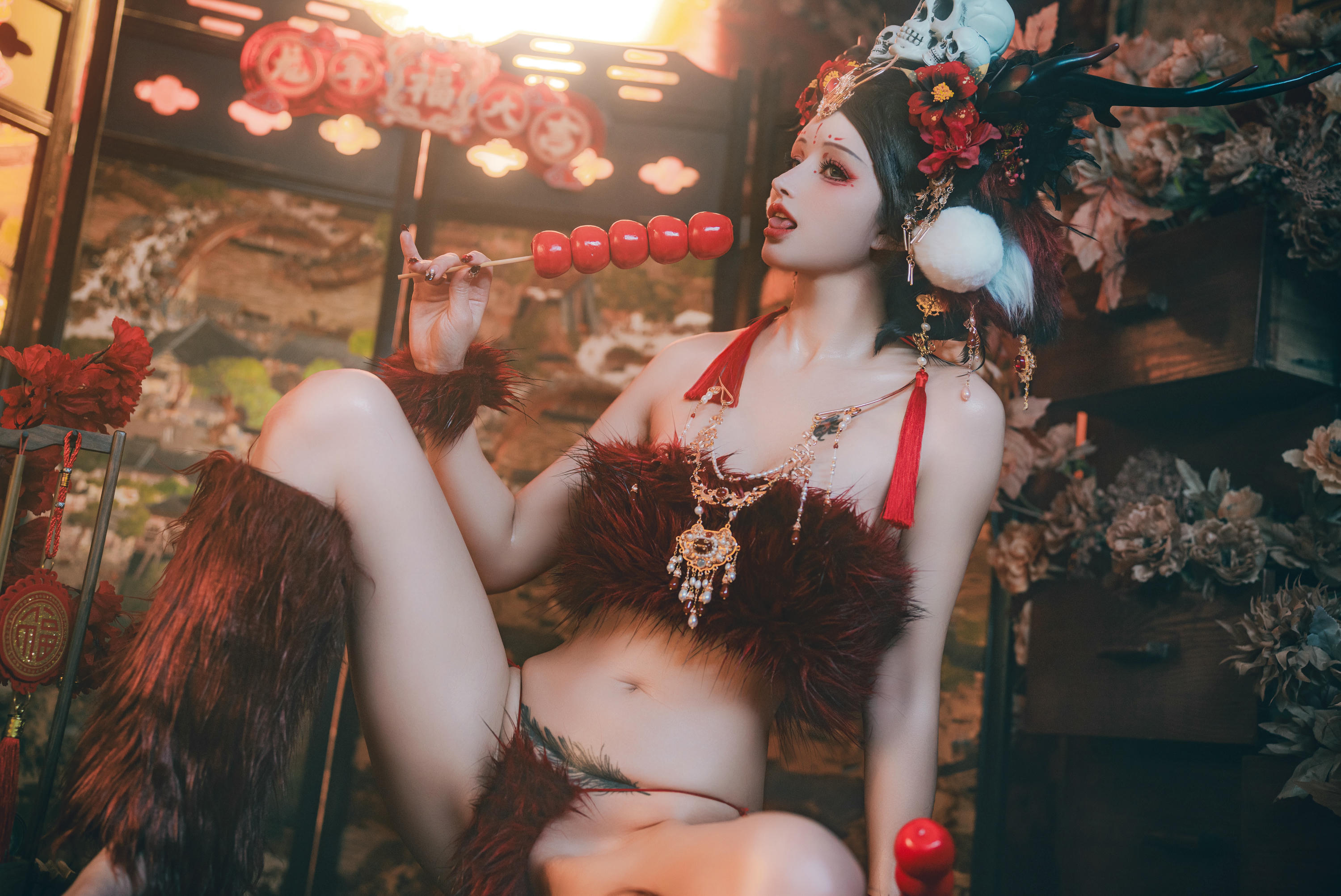 鹿八岁 NO.061 闯进我家的凶凶年兽[120P-788.5M]_第3集