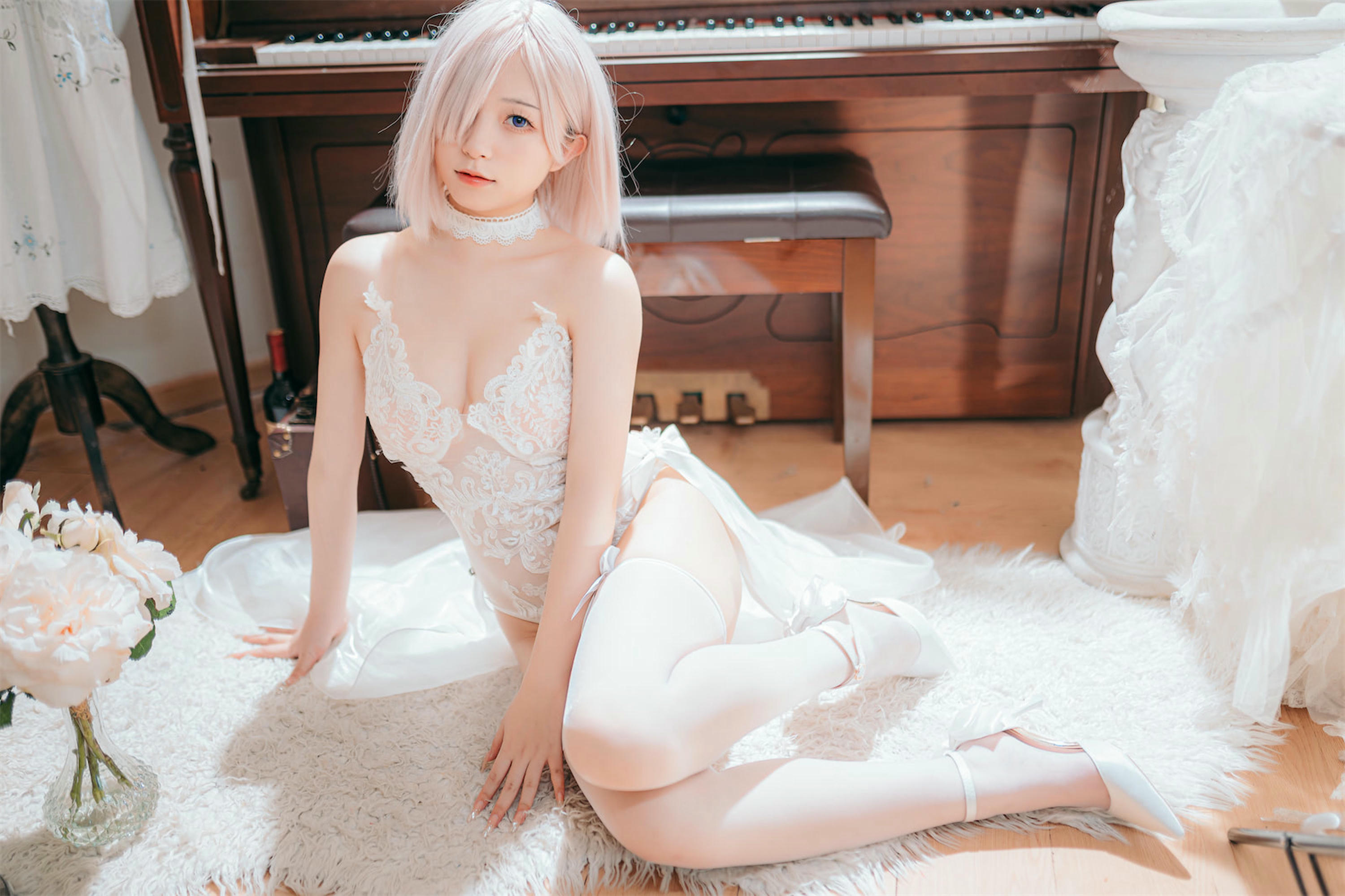 花铃Hana NO.015 玛修婚纱 [63P 529MB]_第1集