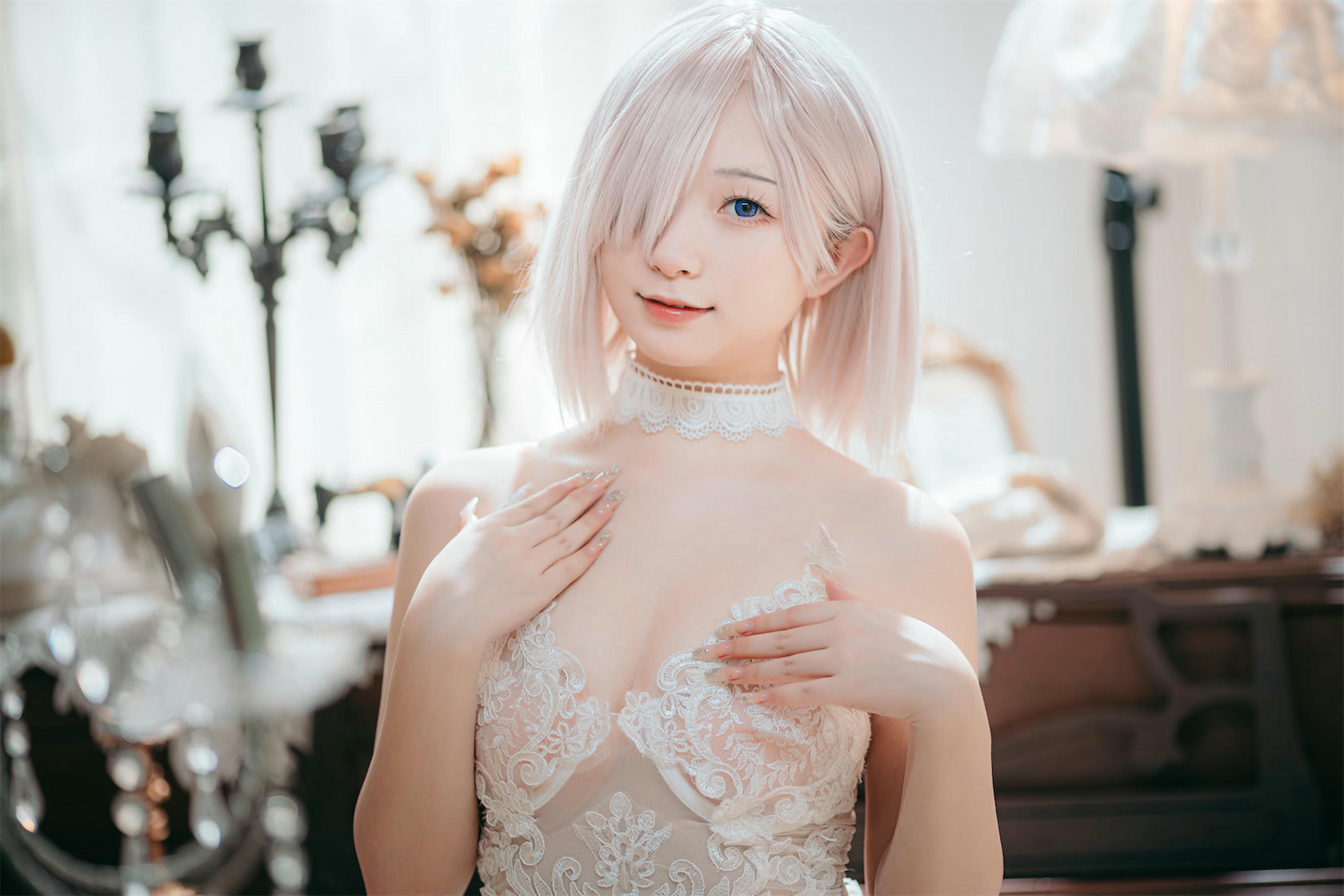 花铃Hana NO.015 玛修婚纱 [63P 529MB]_第2集